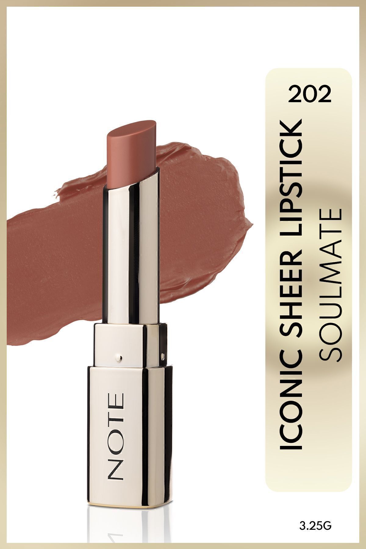 رژ لب مرطوب کننده و براق 202 Soulmate رنگ بوردو نوت کازمتیکس Note Cosmetics
