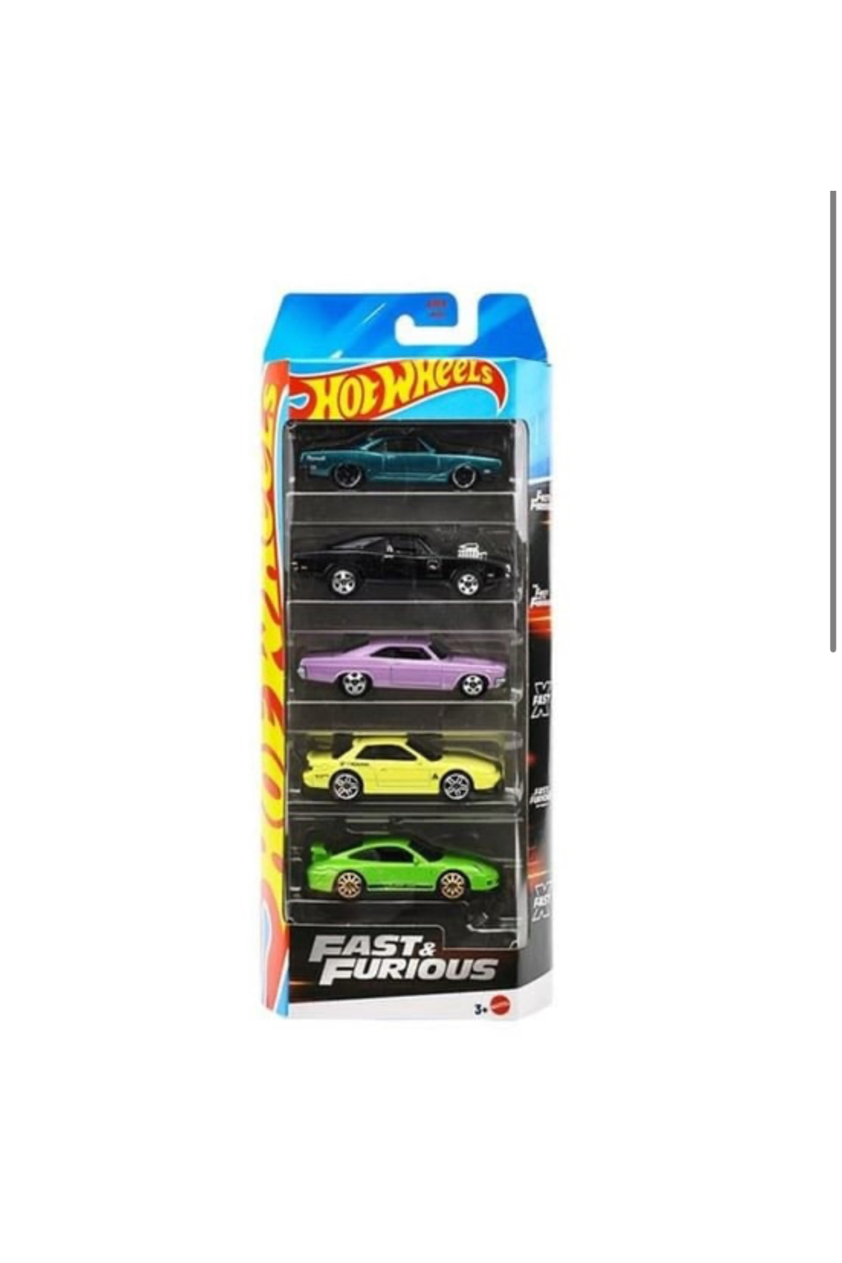 ماشین اسباب بازی مجموعه 5 سریع و خشمگین 2025 از ترکیه HOT WHEELS
