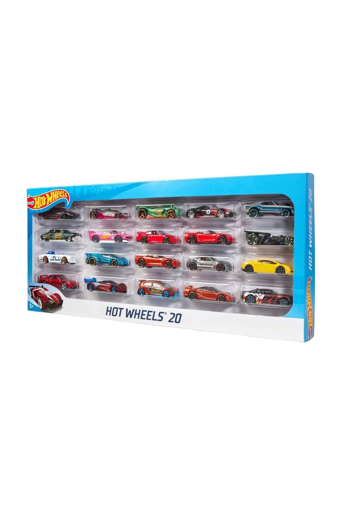 ماشین اسباب بازی H7045 چرخ های داغ 20 قطعه مجموعه هات ویلز اورجینال HOT WHEELS