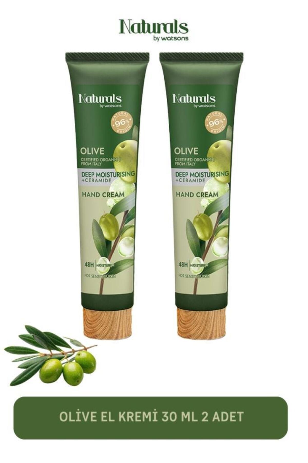 کرم دست زیتون نچرالز بای واتسونز Naturals By Watsons، بسته ۲ عددی ۳۰ میلی‌لیتری