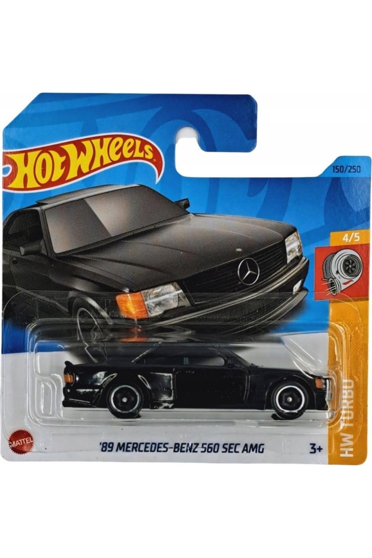 ماشین اسباب بازی های تک '89 مرسدس بنز 560 ثانیه AMG HKG45 هات ویلز اورجینال HOT WHEELS