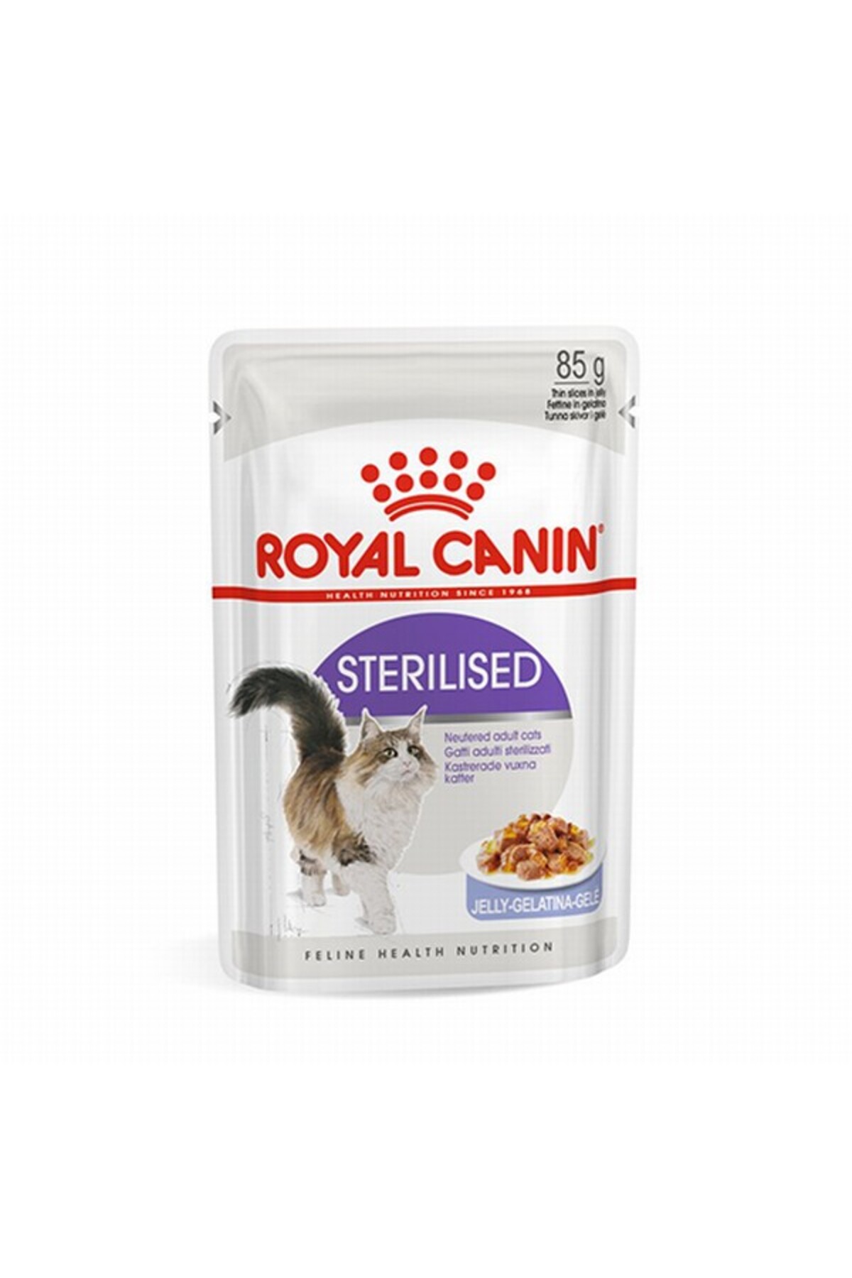غذای تر گربه عقیم‌شده با ژله رویال کنین Royal Canin، ۸۵ گرم
