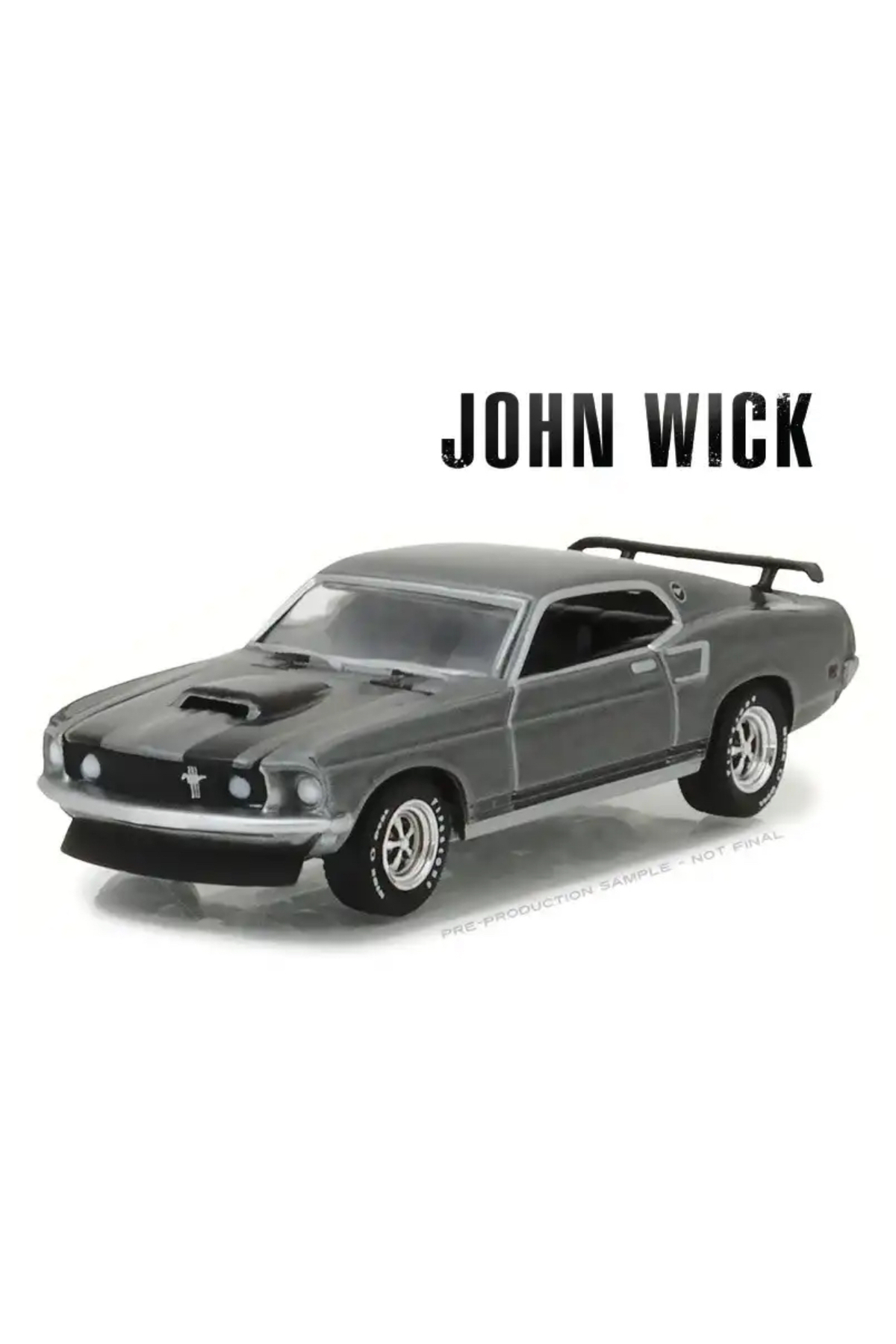 مدل خودرو 1:64 JOHN WICK 2014 1969 FORD BOSS 429 SOLID PACK SYNOVERSE BOOK GIFT اورجینال Greenlight