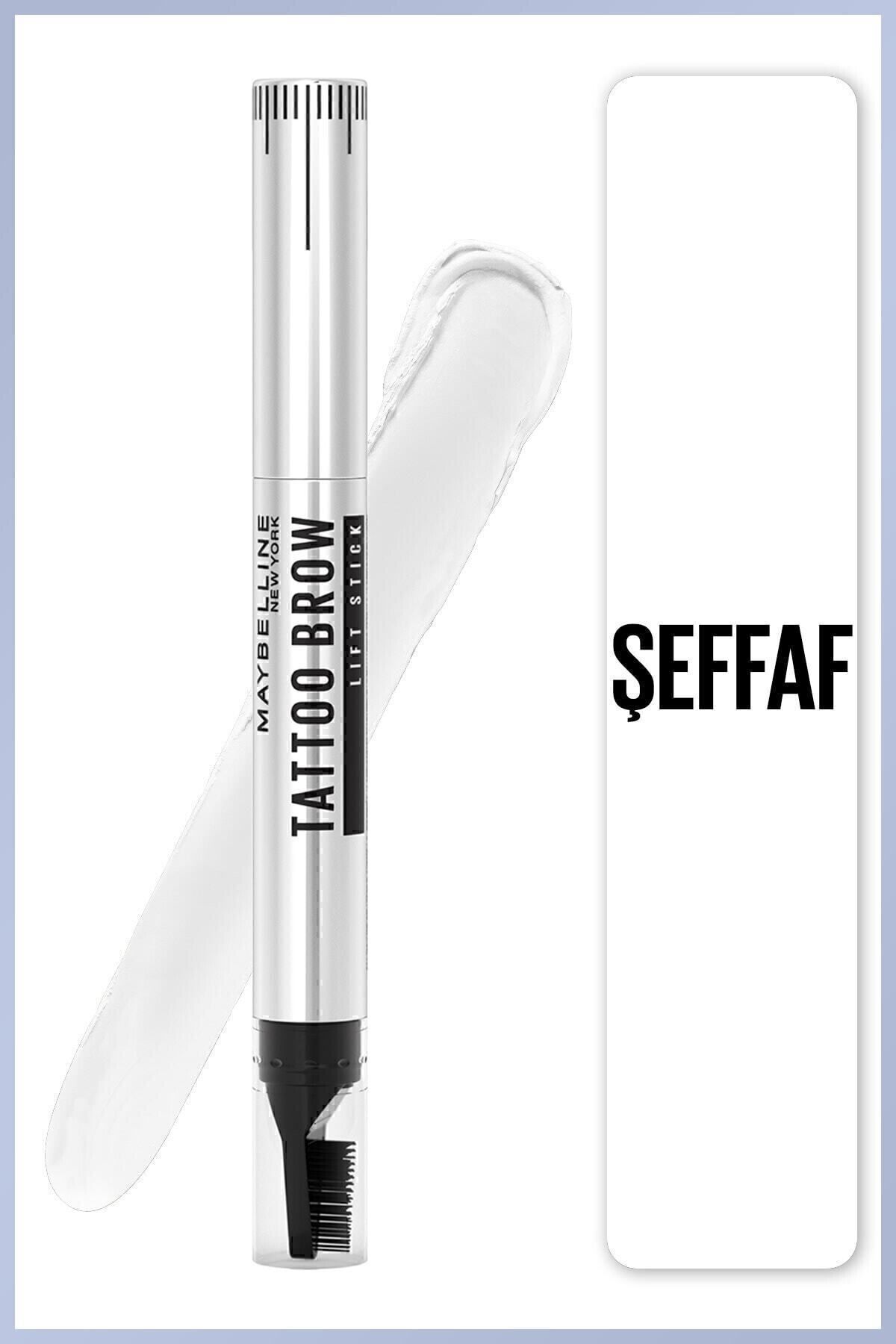 Maybelline New York مداد لیفت ابرو استیکی تاتو Tattoo Brow Lift 2 in 1 دو کاره موم لیفت کننده شماره 00 بی رنگ ​​