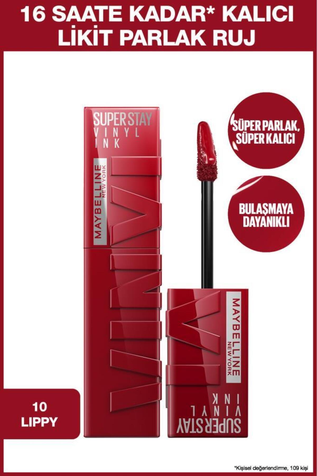 رژ لب مداوم وینیل اینک سوپر استی لانگ لاستینگ رنگین کمربند GKHAIR1001 میبلین Maybelline New York