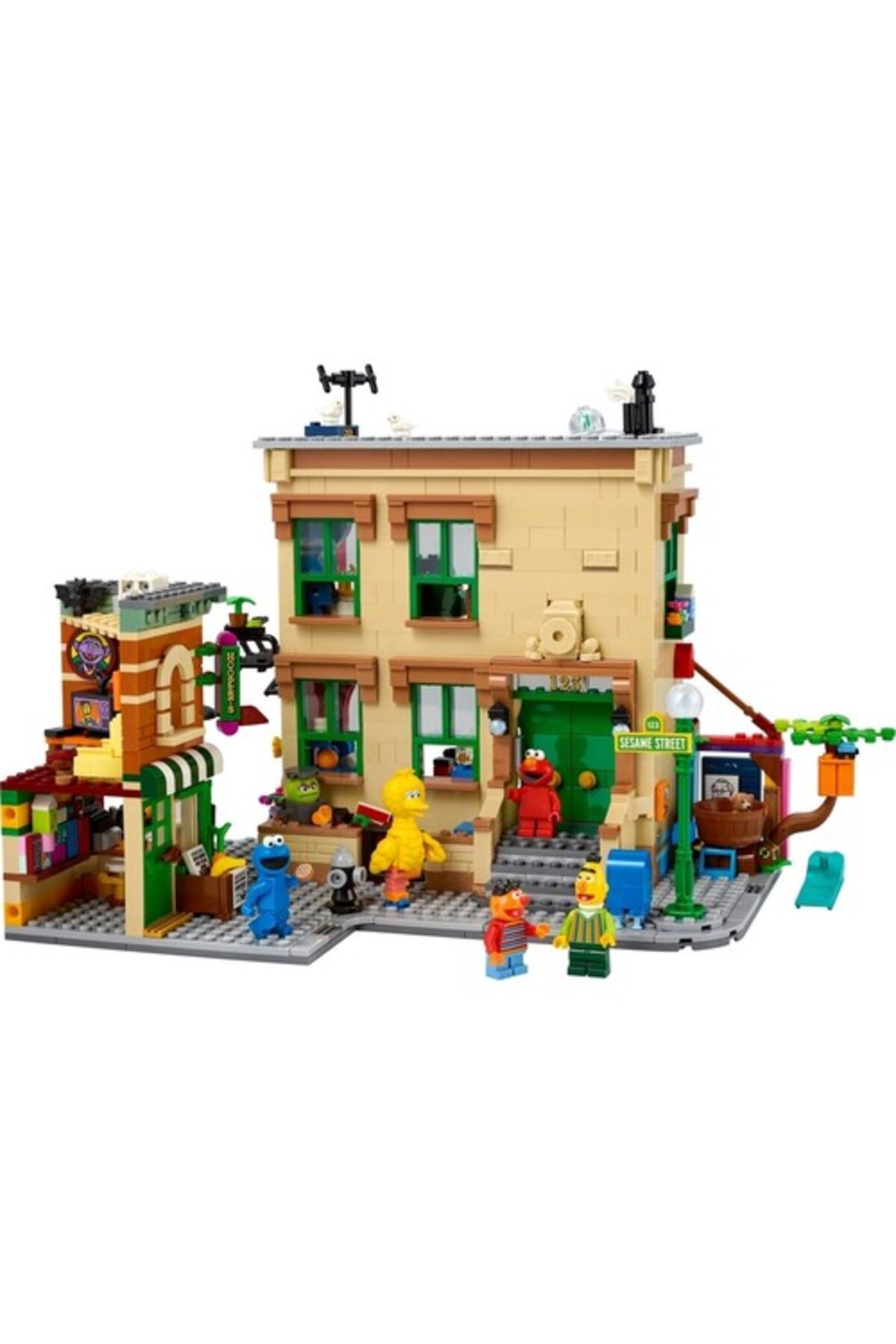 لگو و اسباب بازی های ساخت محور IDEAS 21324 123 SESAME STREET اورجینال LEGO