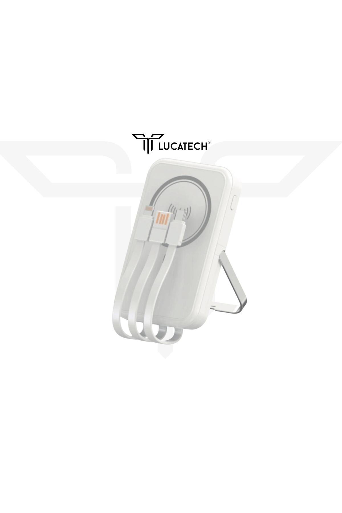 پاوربانک MAGSAFE 13000 میلی آمپر ساعتی 25 واتی سازگار با آیفون 12 پرو مکس 13 اورجینال Lucatech