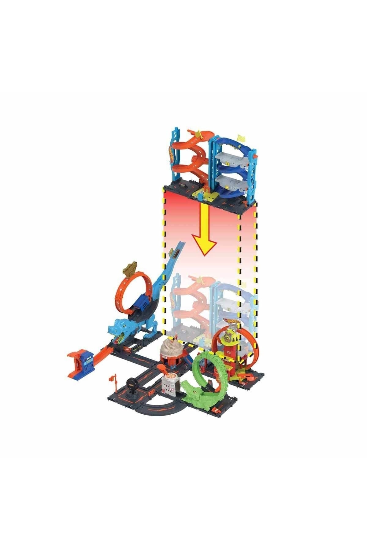 ماشین اسباب بازی برج مسابقه هیجان انگیز HKX43 از ترکیه HOT WHEELS