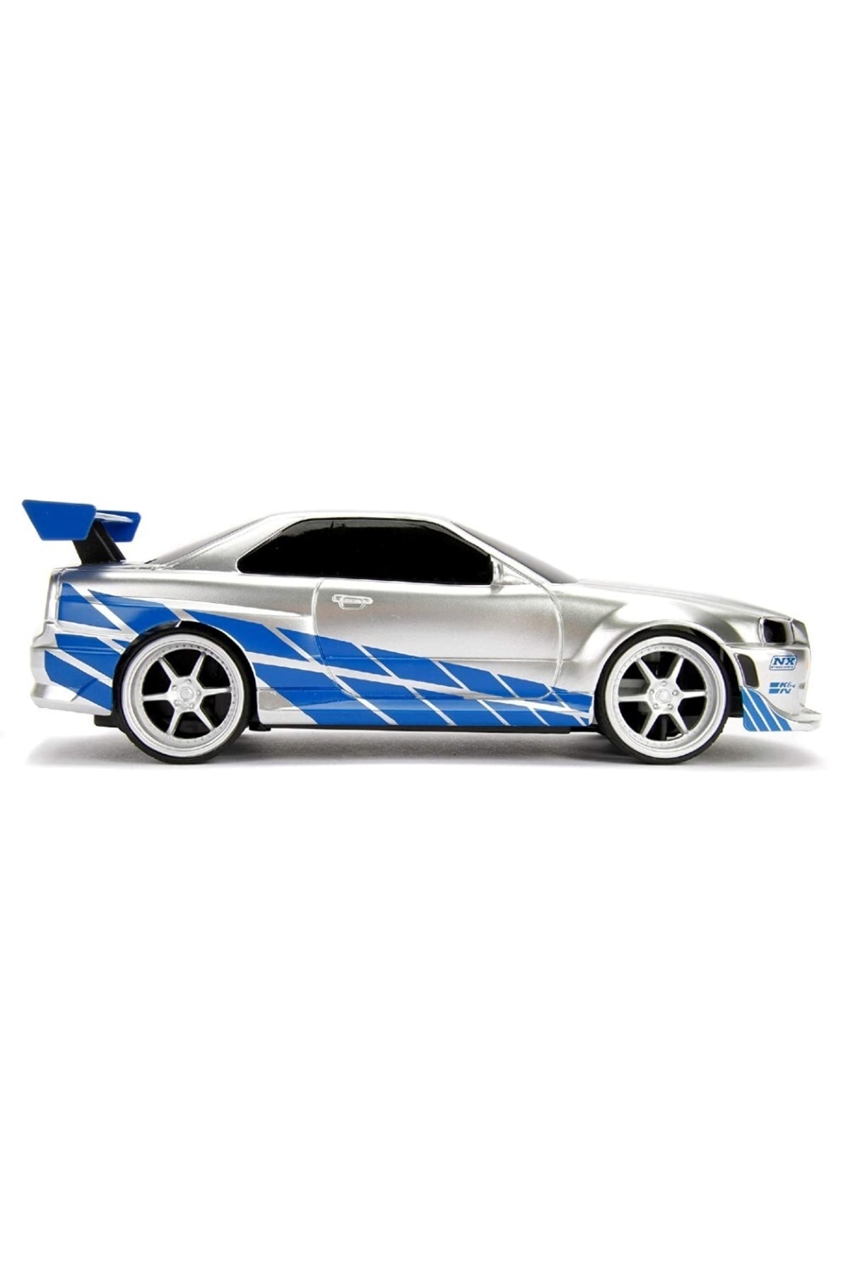 مدل خودرو 1:24 کنترل از راه دور FAST &amp; FURIOUS NISSAN SKYLINE GT R 2002 برایان BNR34 اورجینال Jada