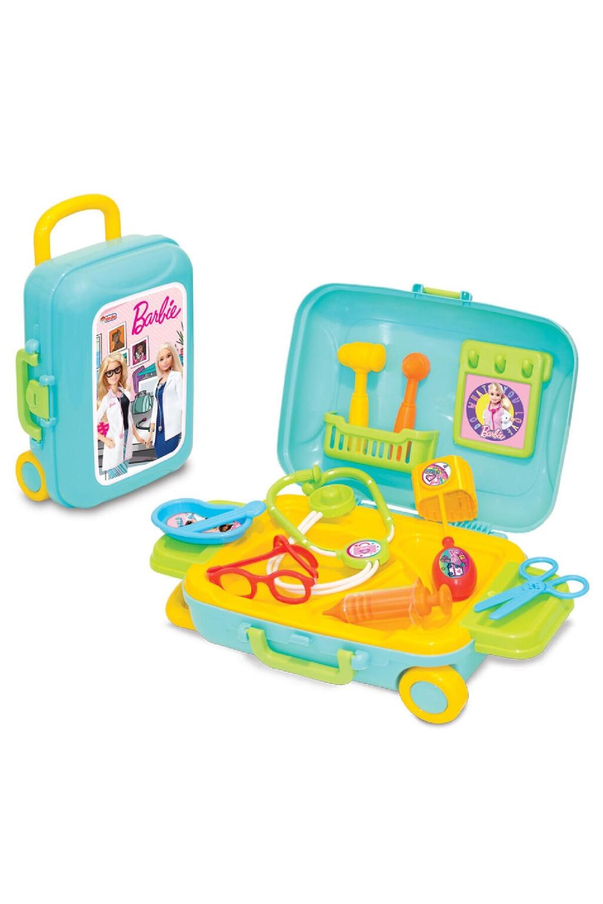 اسباب بازی های فیگور دیگر DEDE 03480 B ARBIE DOCTOR SET MY WITCASE toysclub