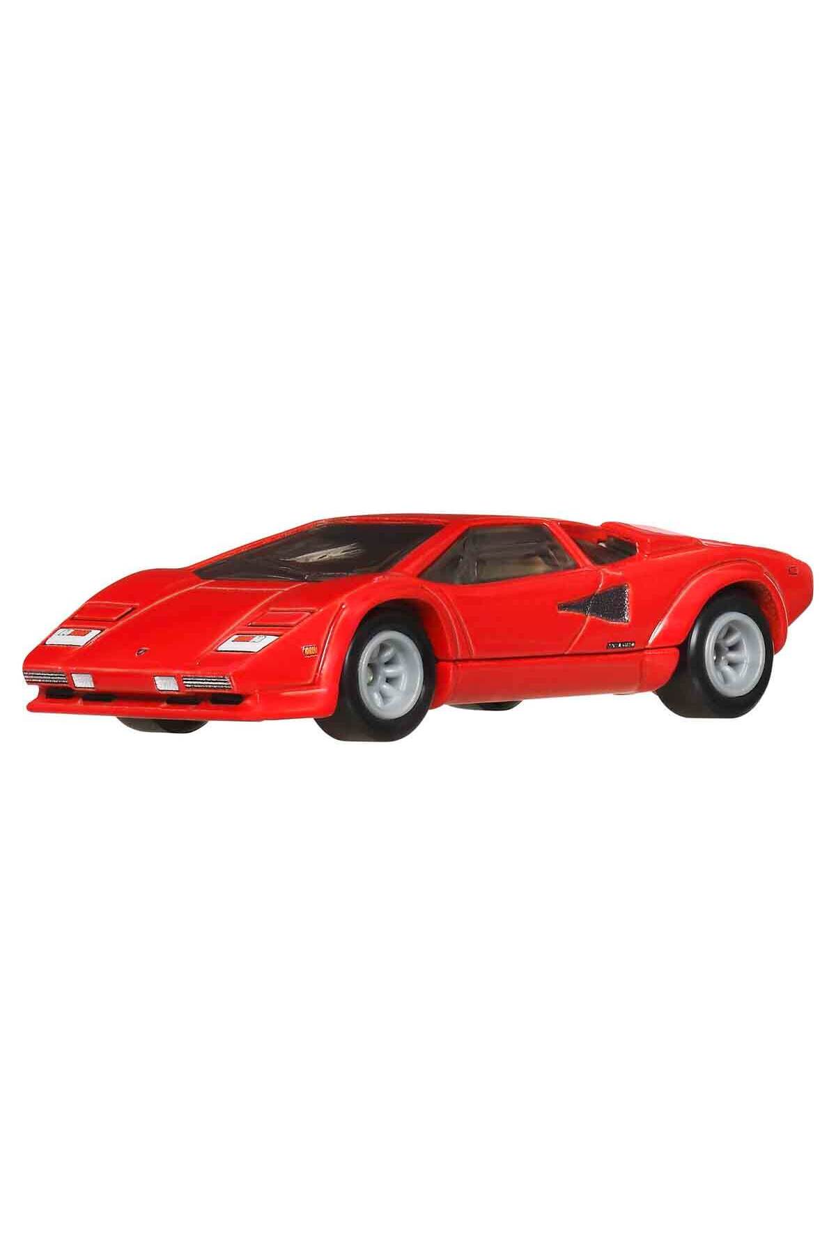 ماشین اسباب بازی 1:64 چرخ های داغ کشت اتومبیل PREMIUM 2 PACK HBL96 LAMBORGHINI COUNTACH LP5000 QV و LANCIA STRA هات ویلز اورجینال HOT WHEELS