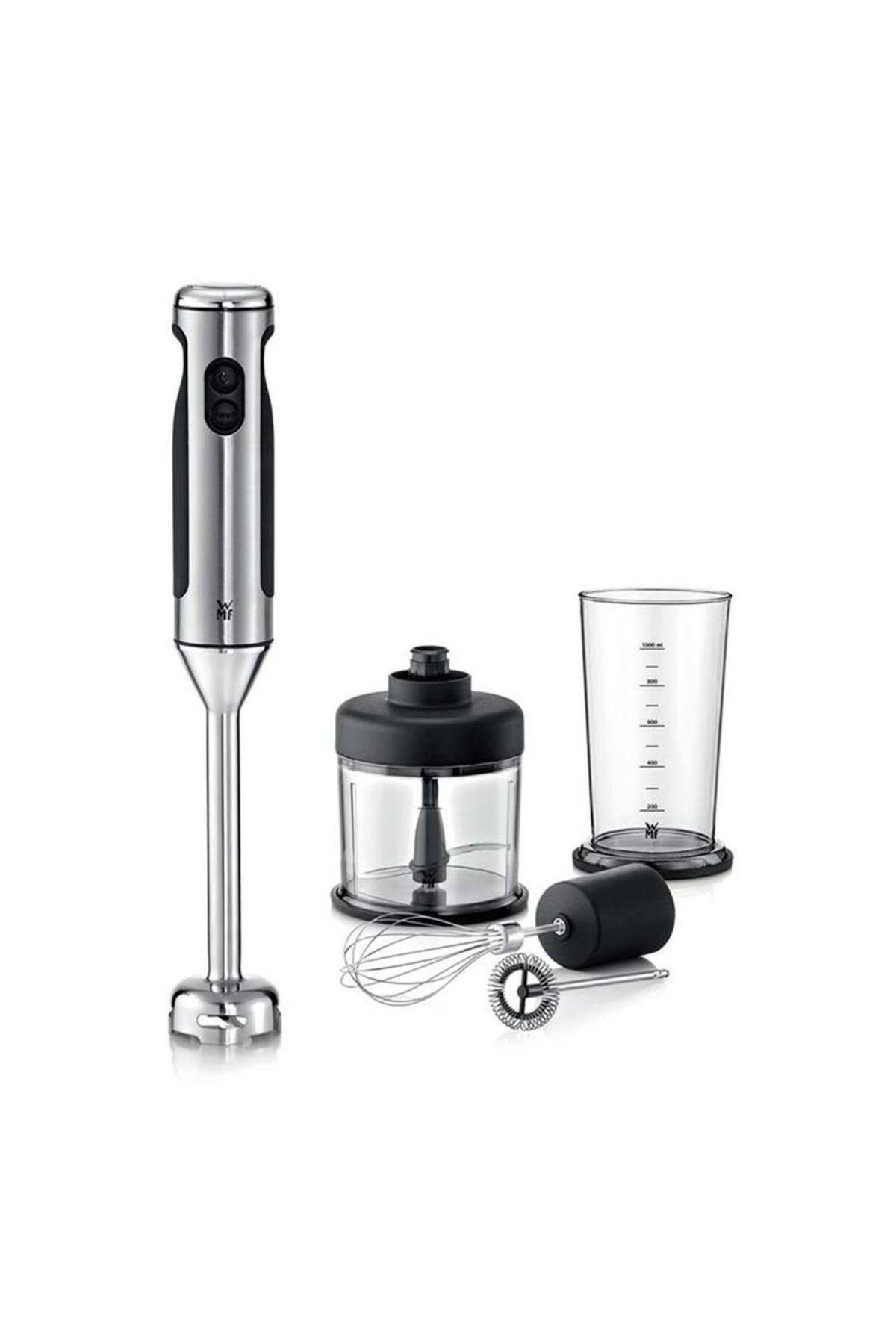 خردکن و غذا ساز مخلوط کن دستی نقره ای استیل 4 در 1 لاینو 700 وات اورجینال Wmf