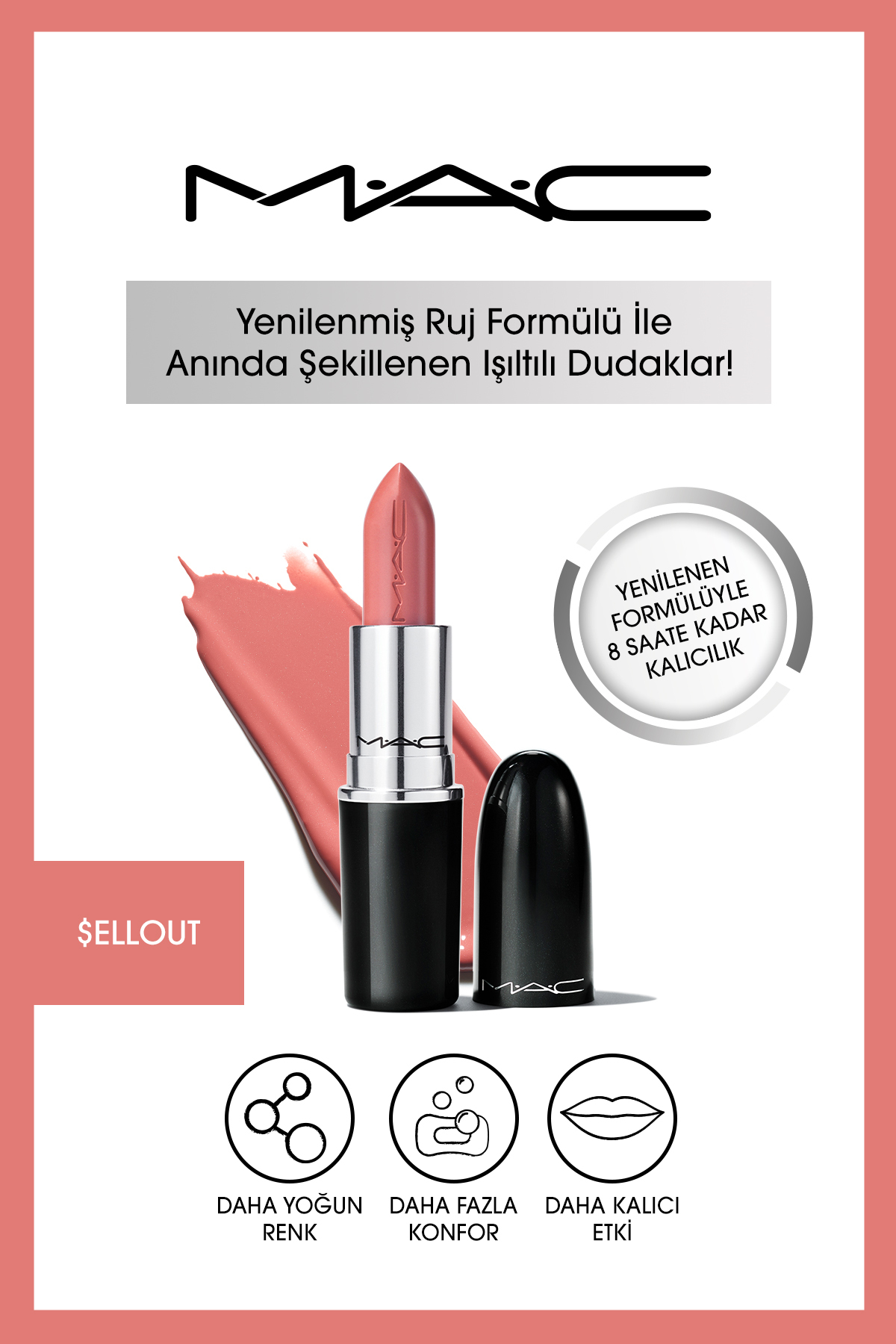 Mac لومسترگلاس شفاف درخشان رژلب الوت 773602609802