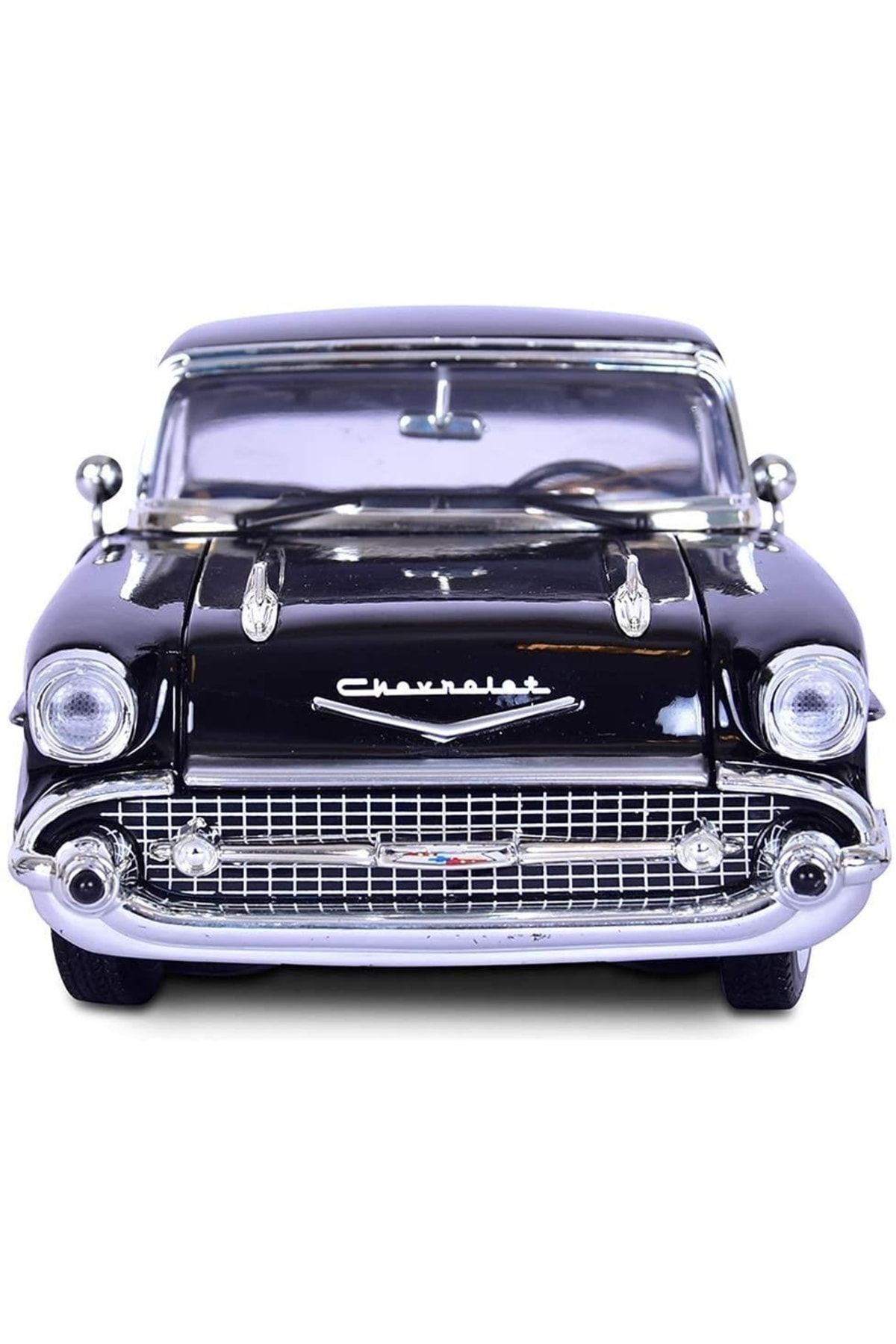 مدل خودرو ماشین موتورمکس 1957 CHEVY BEL AIR مشکی 1:18 اورجینال Motor Max