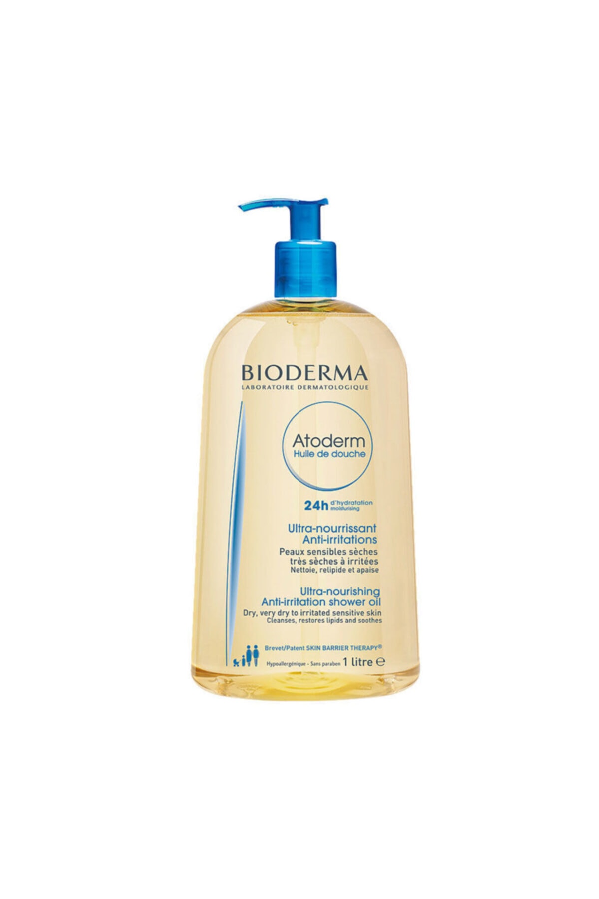 Bioderma روغن شست و شوی 24 ساعته آتودرم بدون نقاط 1 لیتر