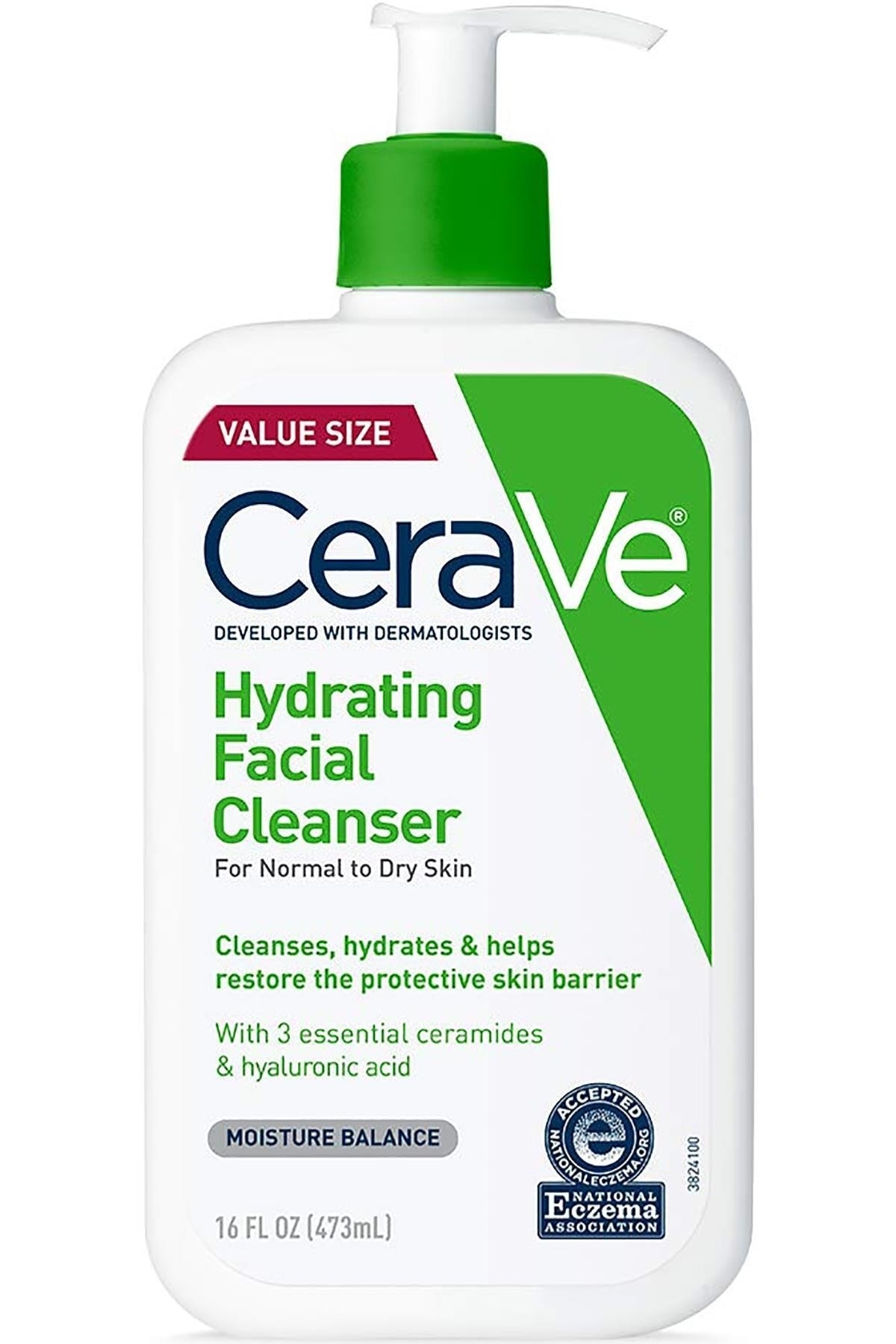 CeraVe محصول تمیزکننده مرطوب کننده صورت 473 میلی لیتر