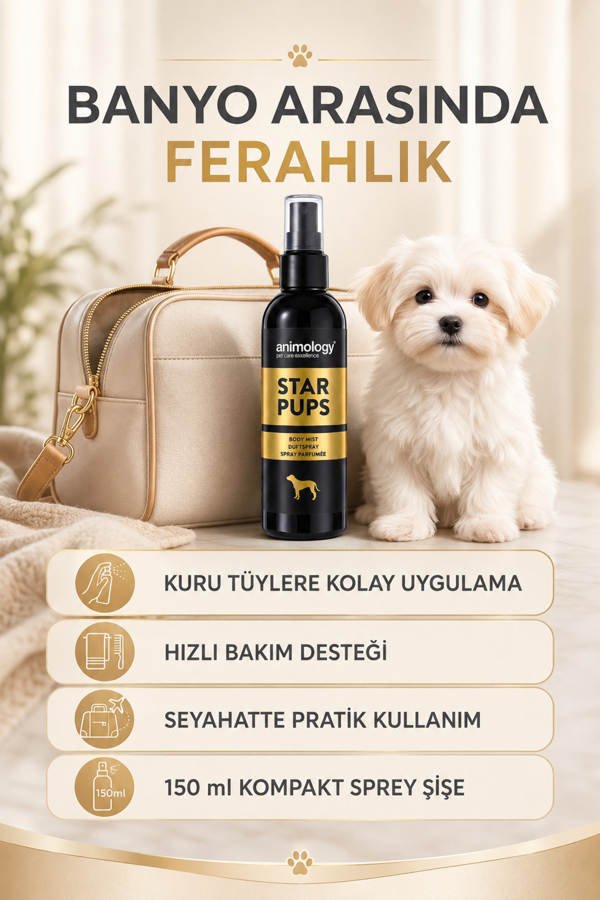 مه‌پاش عطر توله‌سگ انیمولوژی Animology Star Pups، ۱۵۰ میلی‌لیتر