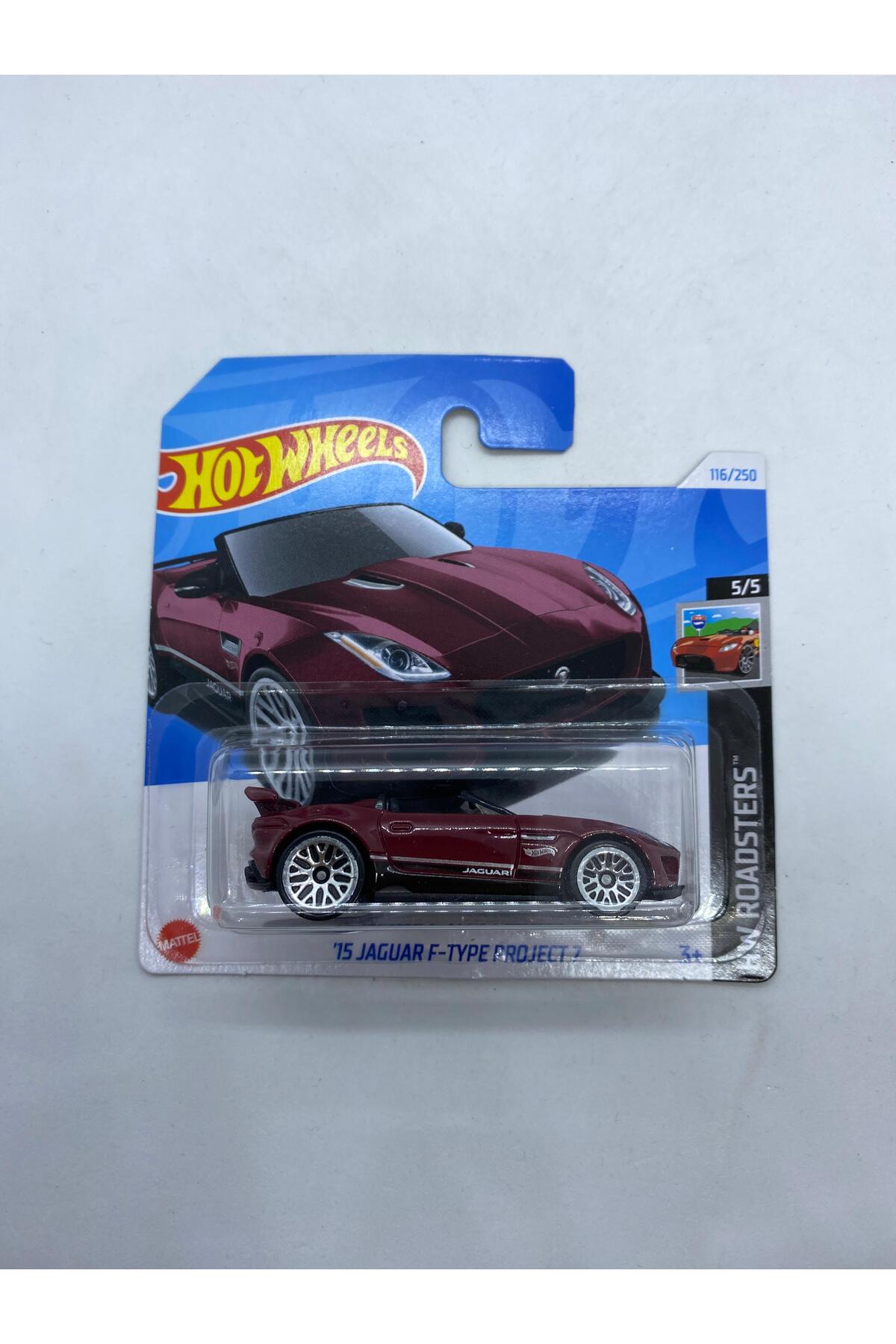 ماشین اسباب بازی 15 جگوار F TYPE PROJECT 7 MAROON از ترکیه HOT WHEELS