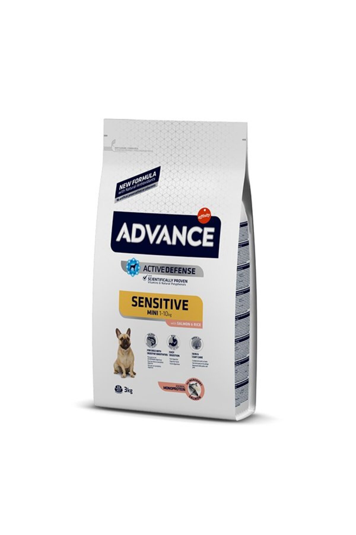 غذای خشک سگ ادونس Advance Dog Mini Sensitive، ۳ کیلوگرم