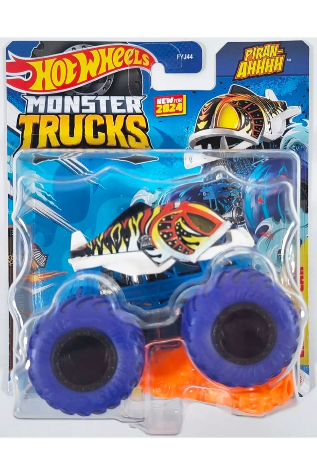 ماشین اسباب بازی MONSTER TRUCKS PIRANAH FYJ44 HTM56 از ترکیه HOT WHEELS