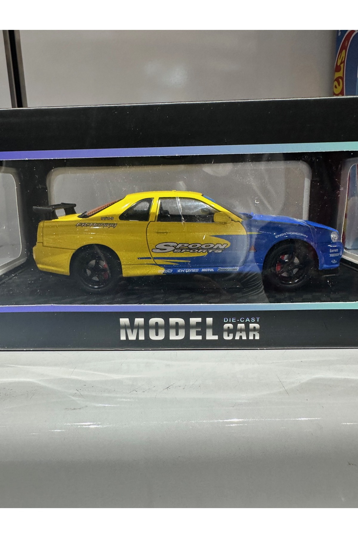 مدل خودرو NISSAN SKYLINE GTR R34 FAST AND FURIOUS COLLECTION DIECAST METAL CAR 1.24 SCALE اورجینال YVZ