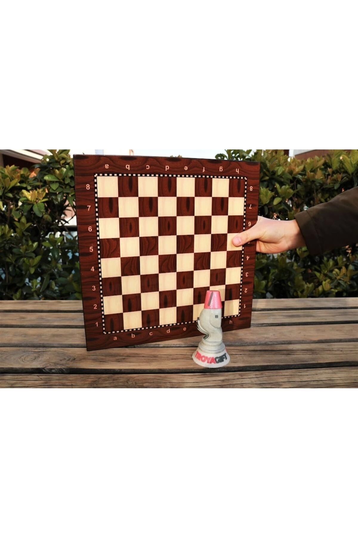 شطرنج ست چوبی لاکچری فیگور چکرز با کیفیت برتر 36X36 checkmate