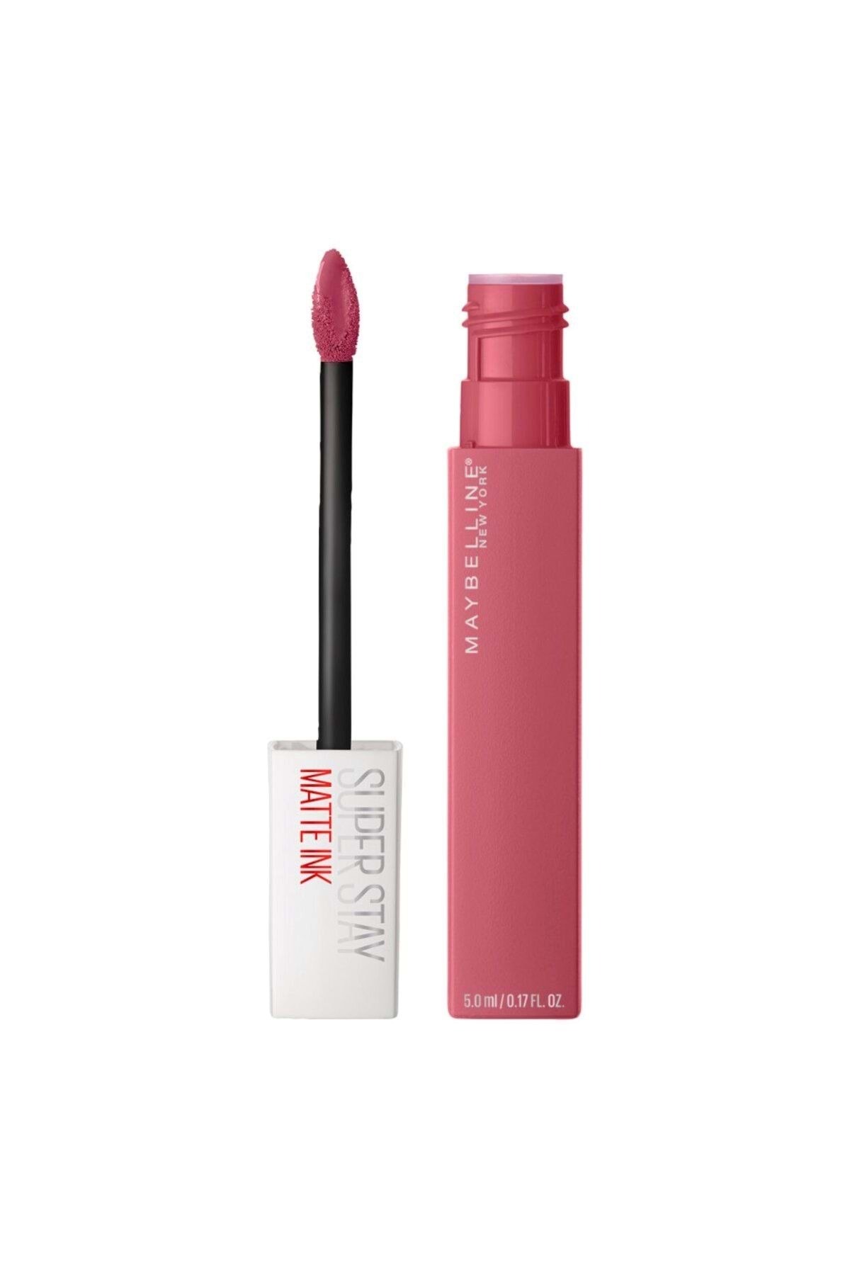 رژ لب SUPER STAY MATTE INK LIQUID LIPSTICE 180 انقلابی صورتی Maybelline New York