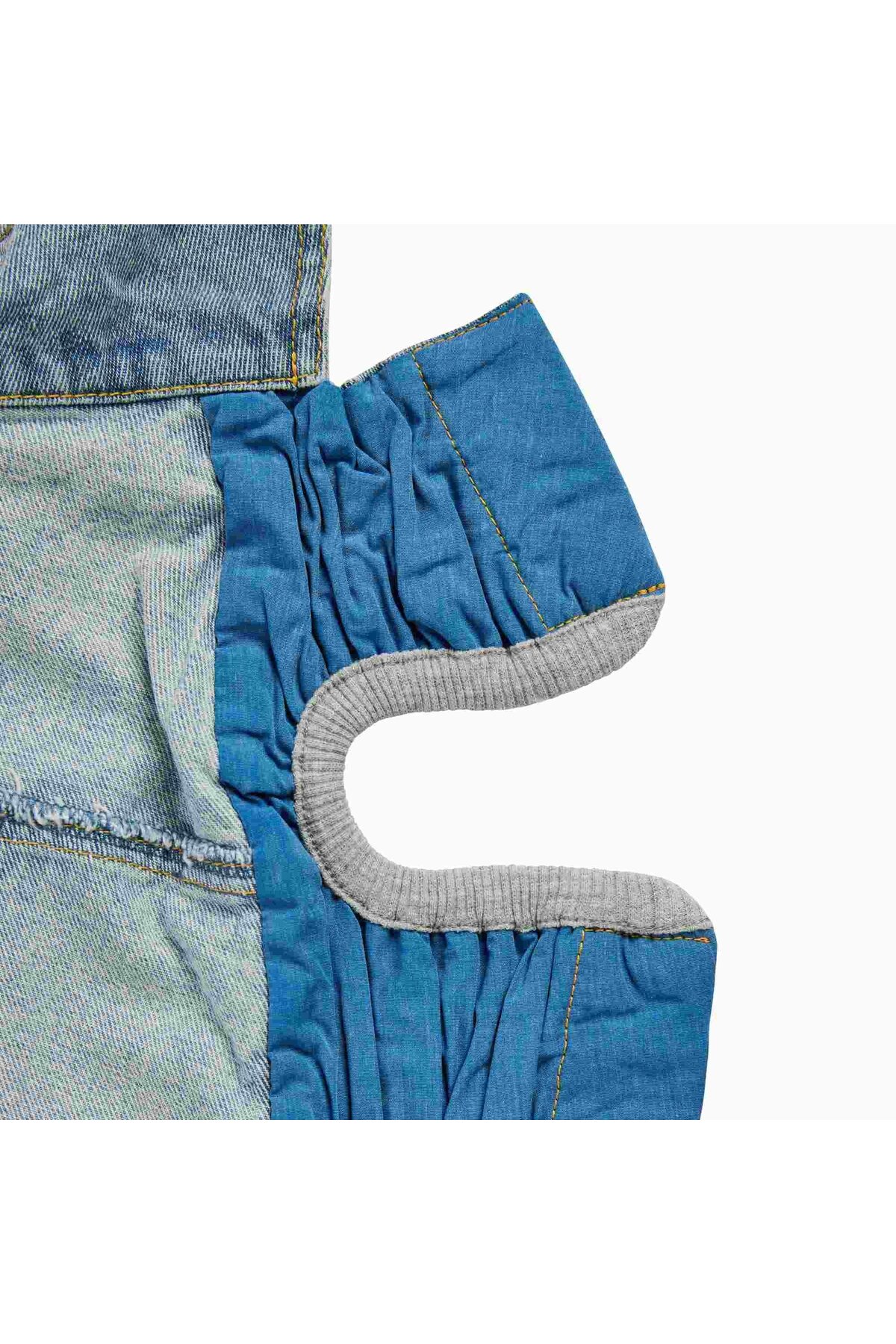 کت جین سگ جی‌اف پت GF PET مدل GJ531S4-3XL، آبی، سبک دهه ۹۰