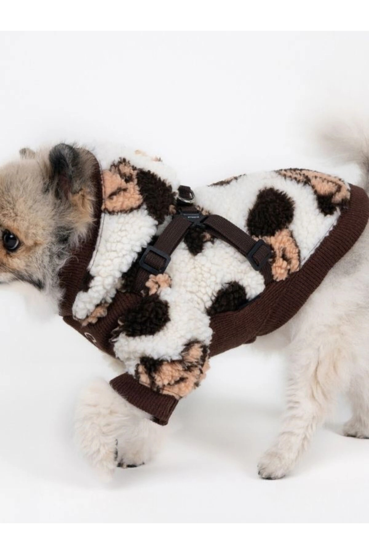 هودی پلار سگ پوپیا Puppia Max Hoodie، قهوه‌ای، مدل PAZD-TH2255