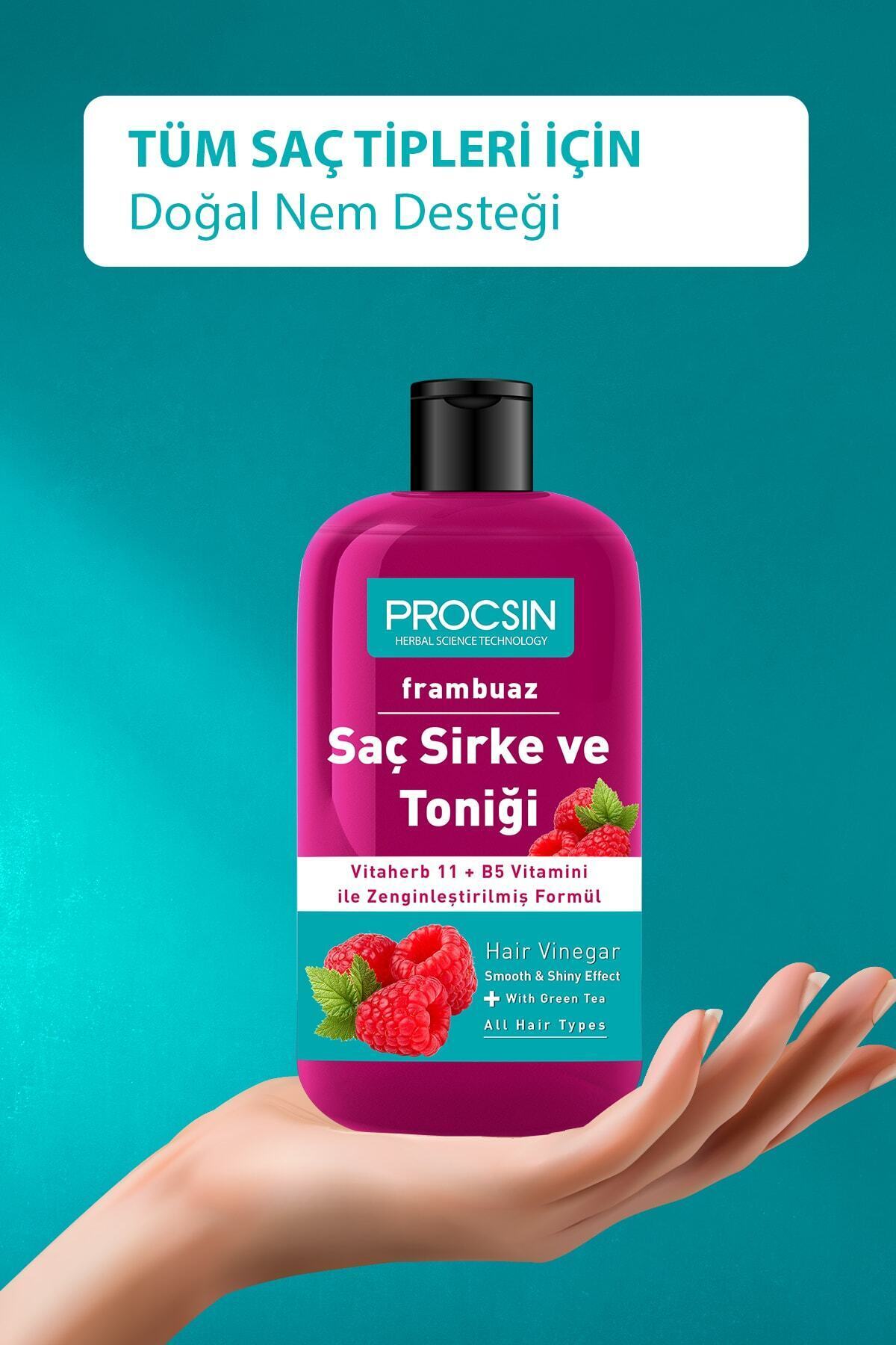 PROCSIN روغنتونیک متعادل کننده و کنترل چربی موی تمشک 250 میل
