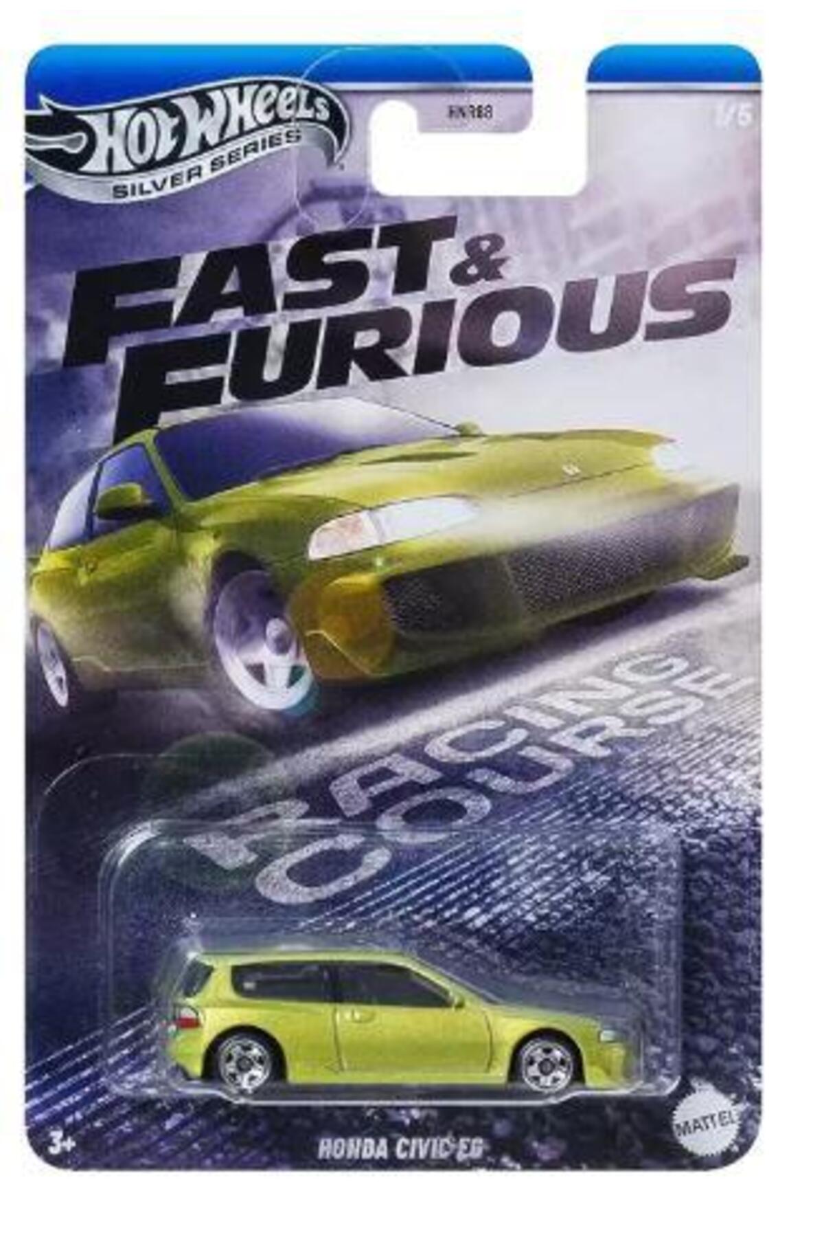 مدل خودرو سری نقره ای FAST & FURIOUS HONDA EG HNR88 JBY39 از ترکیه HOT WHEELS