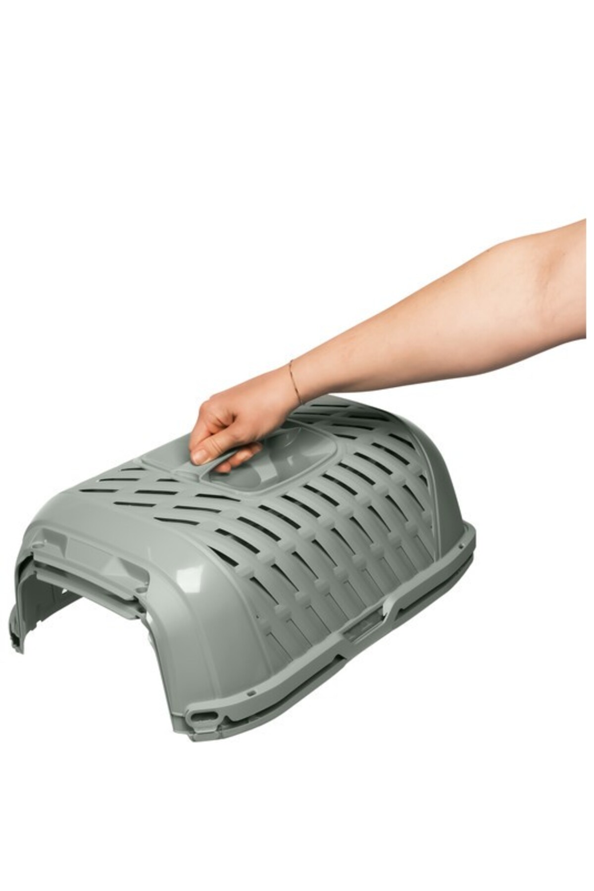 کیف حمل گربه و سگ مدرنا Moderna Aventro، خاکستری روشن