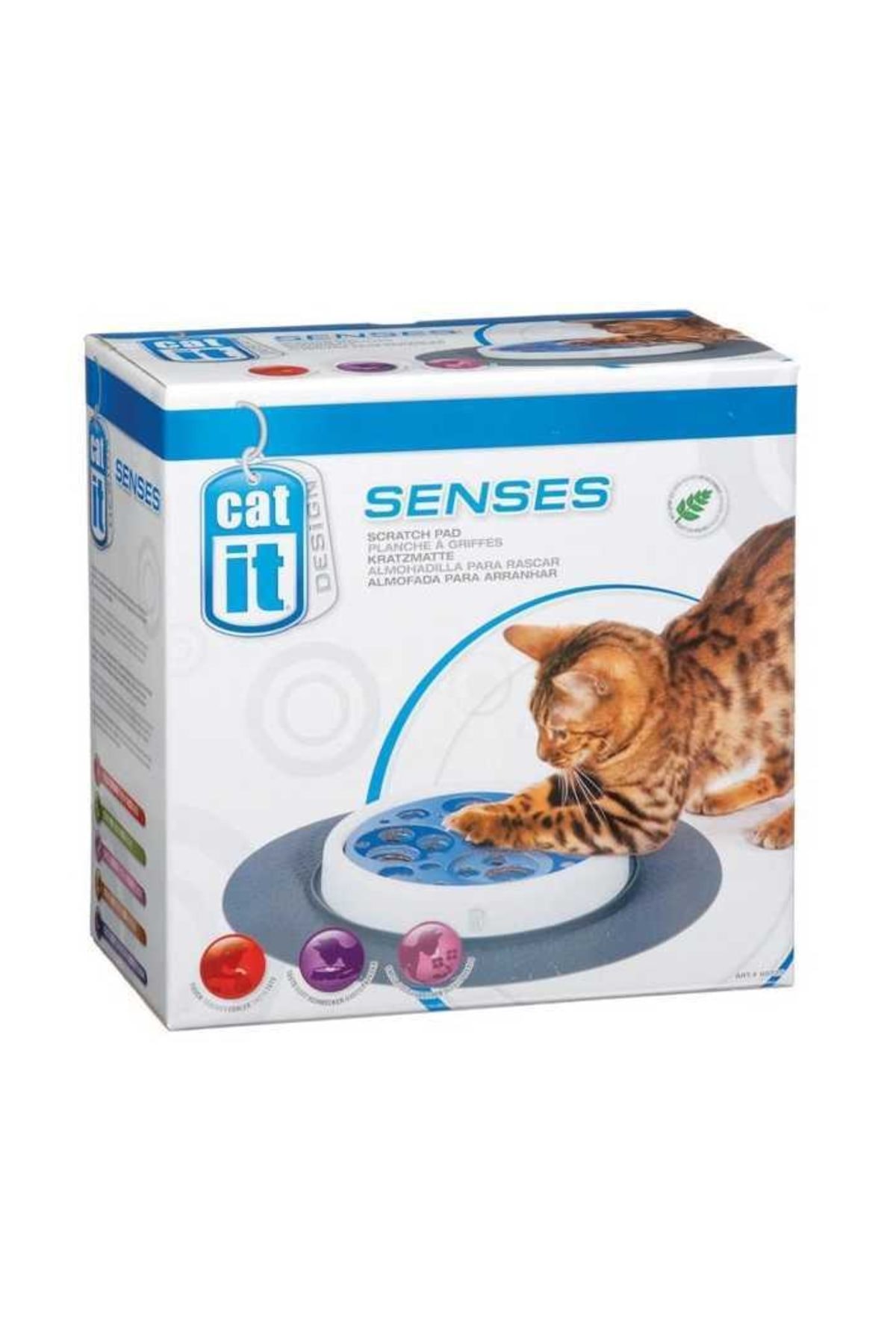 پد خراش اسباب‌بازی گربه کتیت Catit Senses Scratch Pad، سفید
