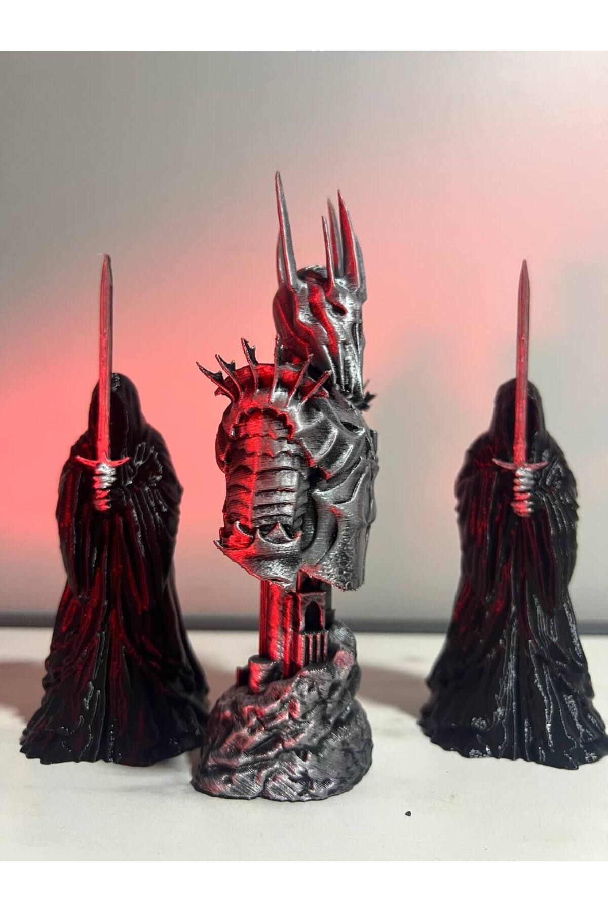 فیگور ست 3 تکه SAURON BUST و NAZGÛL | ارباب حلقه ها از ترکیه NOK KONSEPT
