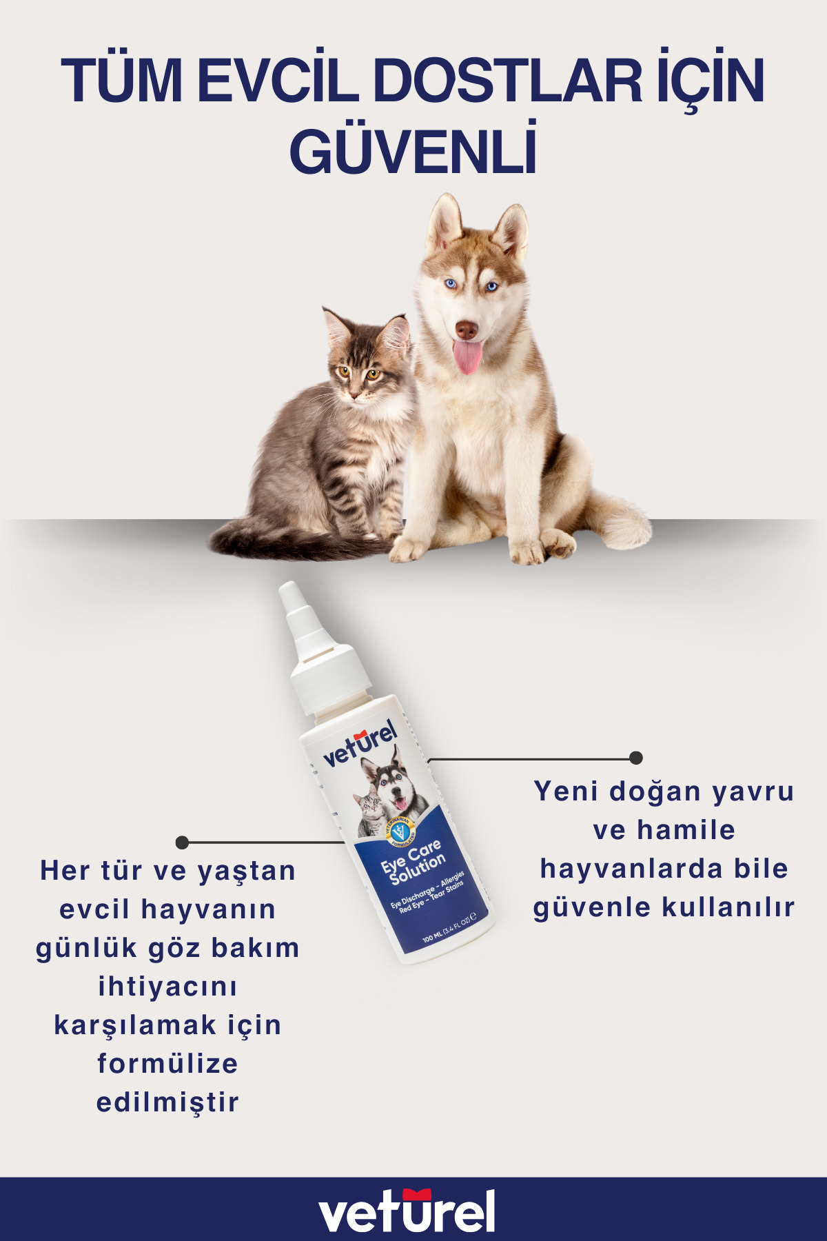 قطره چشمی سگ وتورل Veturel، ۱۰۰ میلی‌لیتر