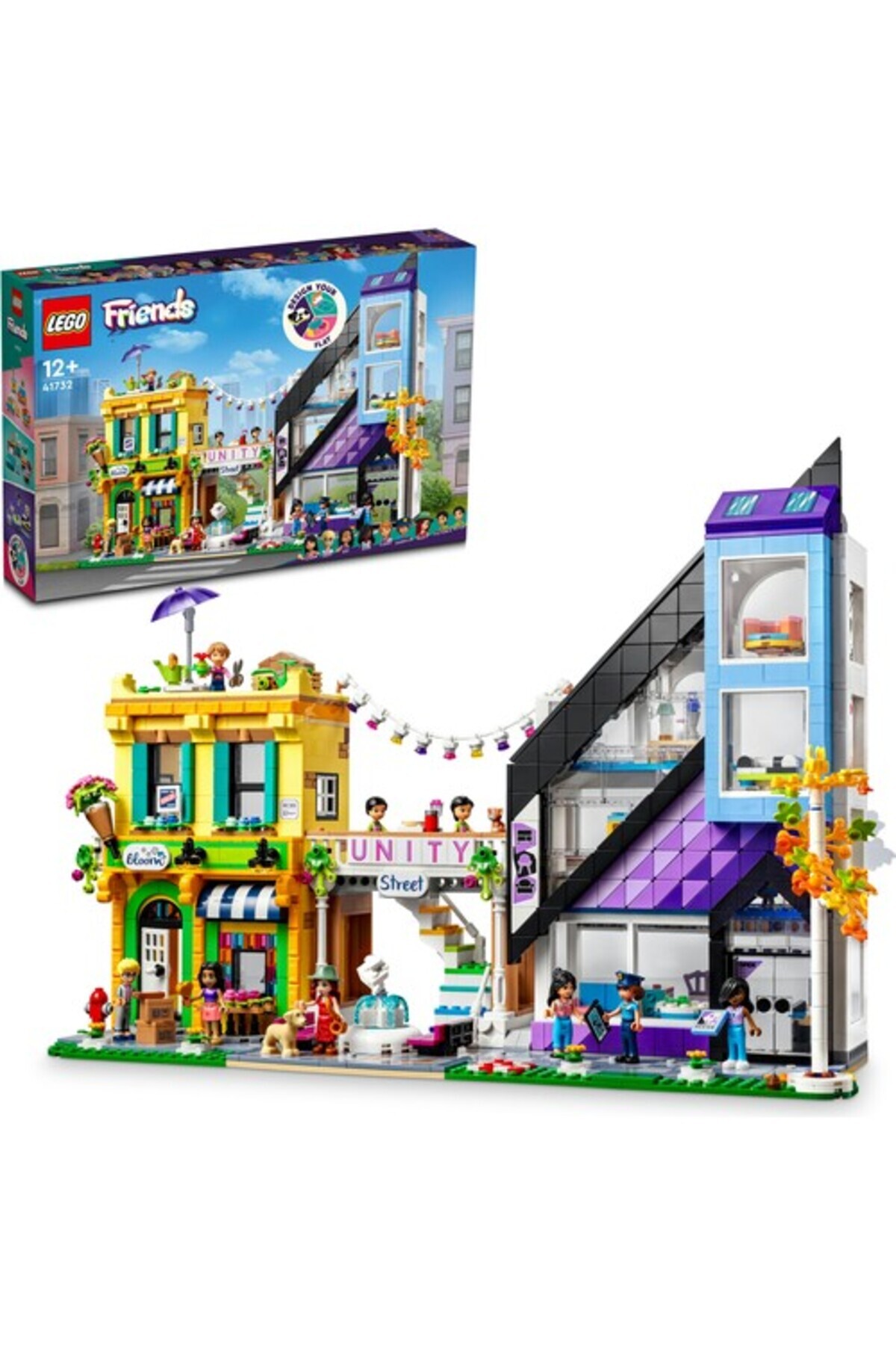 لگو و اسباب بازی های ساخت محور FRIENDS41732 CITY CENTER FLOWER AND DESIGN SHOPS 2010 PIECE از ترکیه LEGO