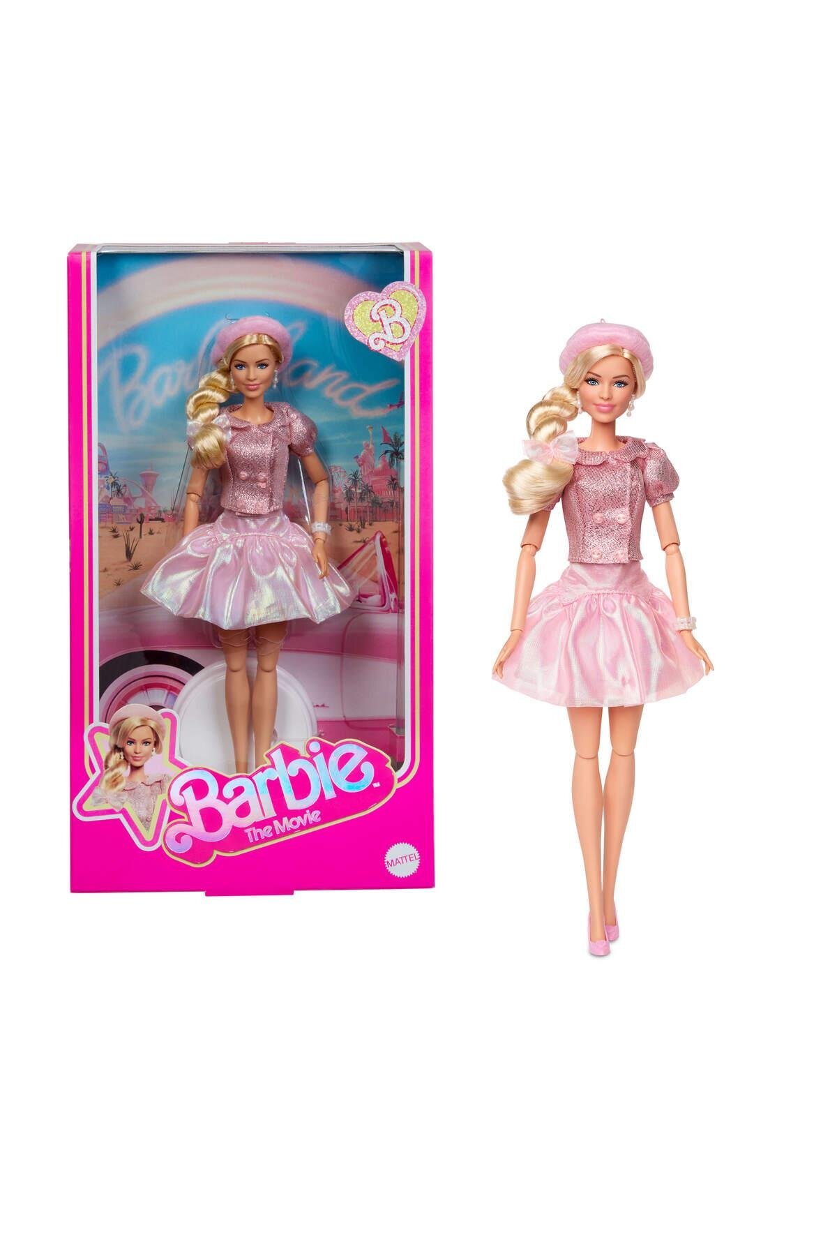 عروسک های اسباب بازی و لوازم جانبی بچه کلاه صورتی JBJ53 اورجینال Barbie
