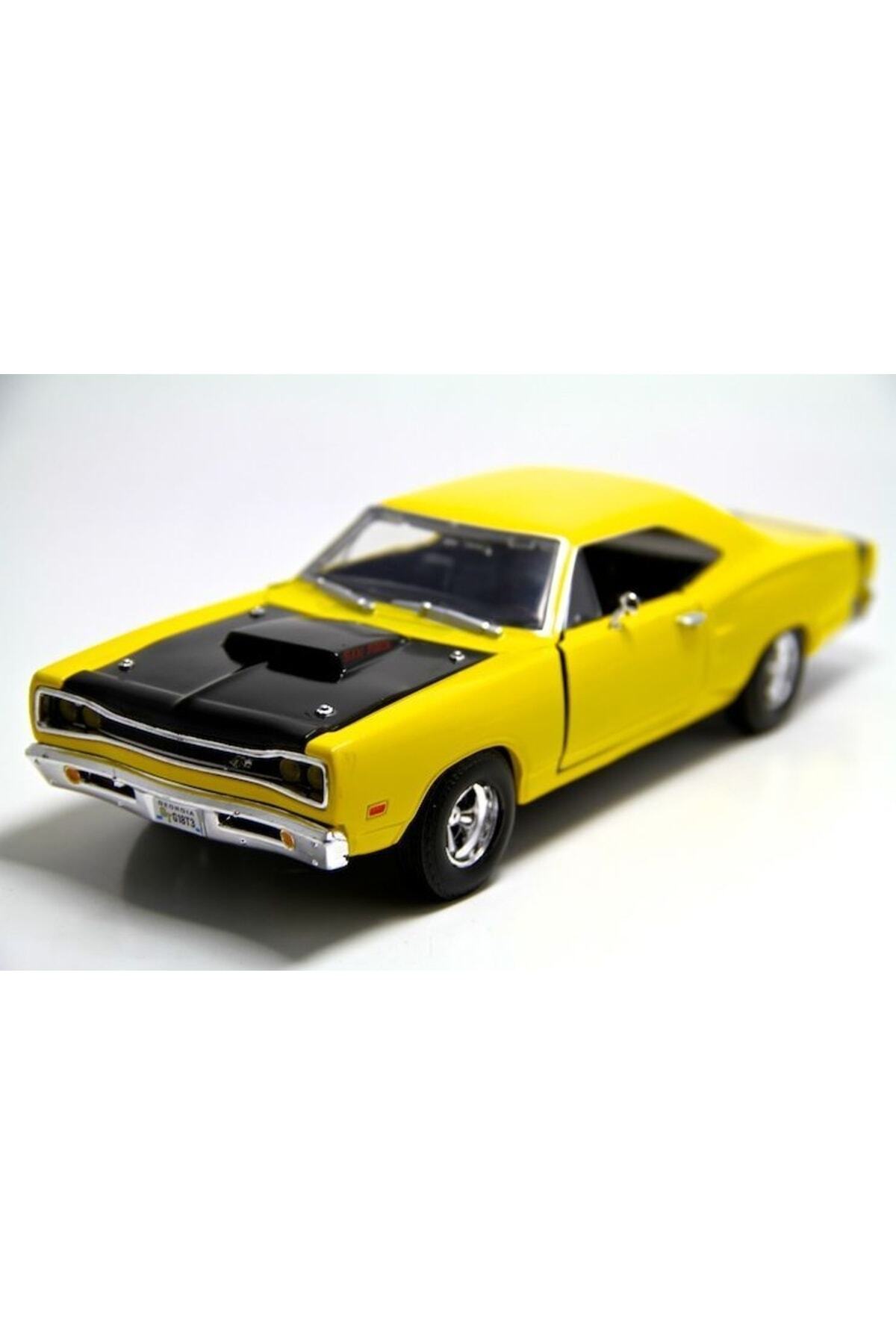 مدل خودرو خودروی زرد موتورمکس 1969 دوج کورونت سوپر بی 1 24 اورجینال Motor Max