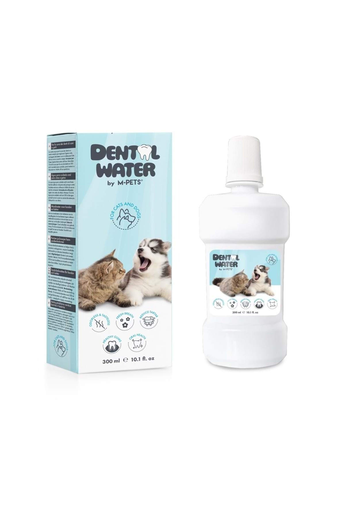 آب دنتال حیوانات خانگی ام‌پتس M-PETS، ۳۰۰ میلی‌لیتر