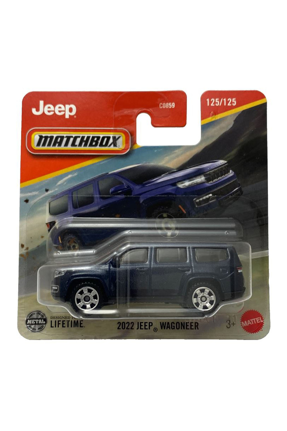 ماشین اسباب بازی جعبه کبریت 2022 JEEP WAGONEER BLUE 1 64 2025 CASE از ترکیه HOT WHEELS