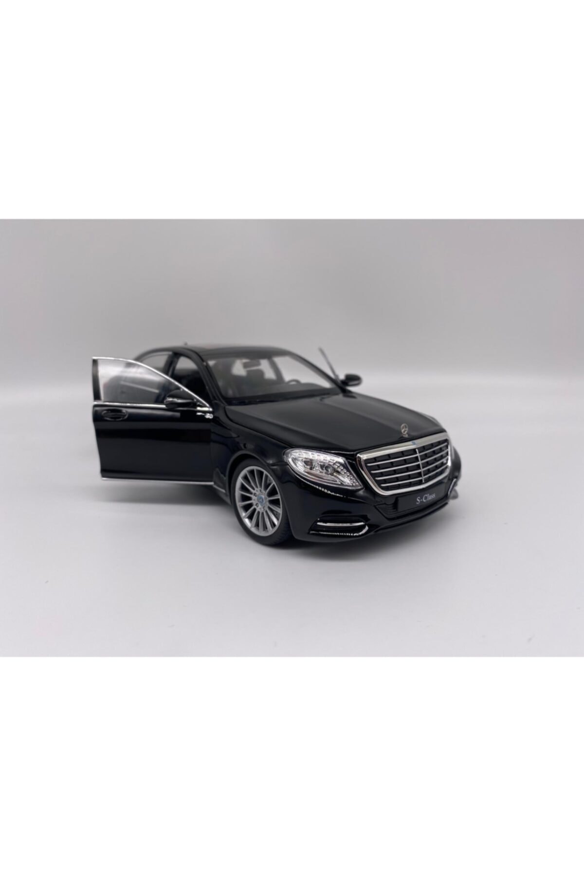 مدل خودرو 1:24 ماشین مرسدس بنز S CLASS مشکی DIECAST SCALE اورجینال WELLY