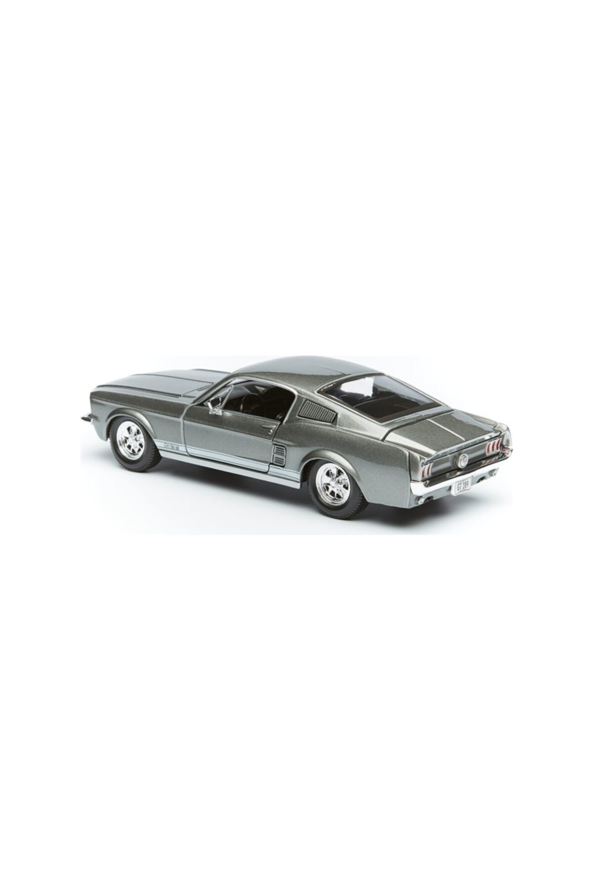 مدل خودرو فورد موستانگ GT GRAY 1967 1:24 DIECAST اورجینال Maisto