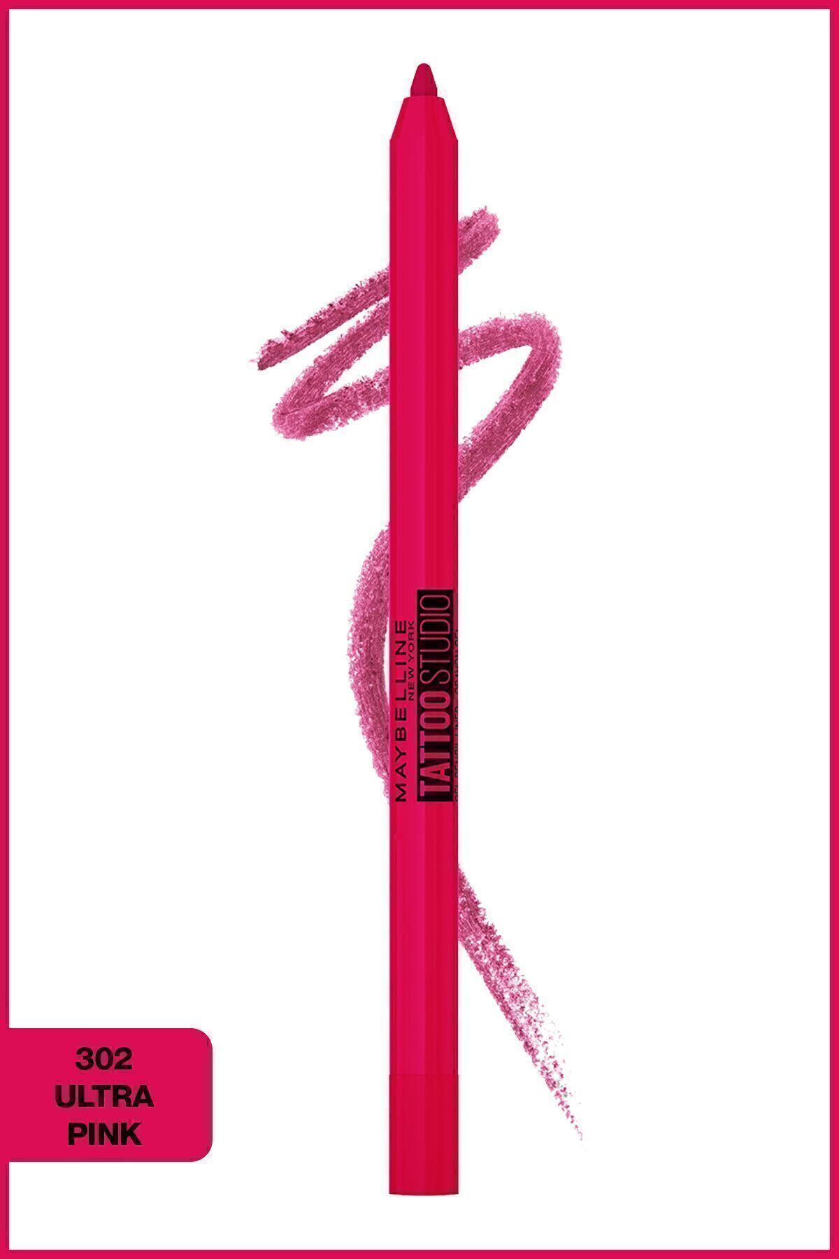 Maybelline New York خودکار چشم ژلی لاینر تاتو اولترا صورتی