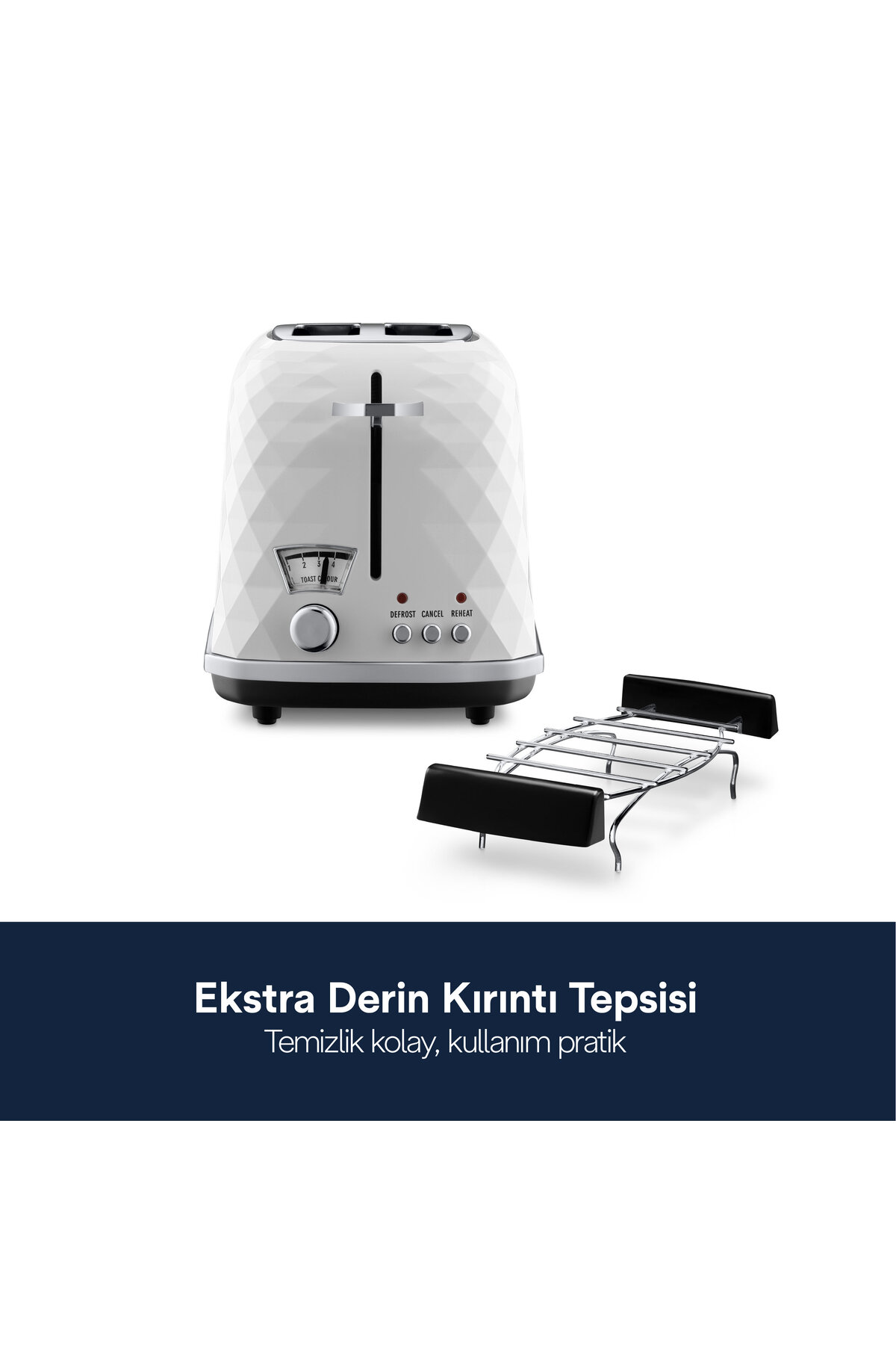توستر BRILLANTE, CTJ2103.W اورجینال Delonghi