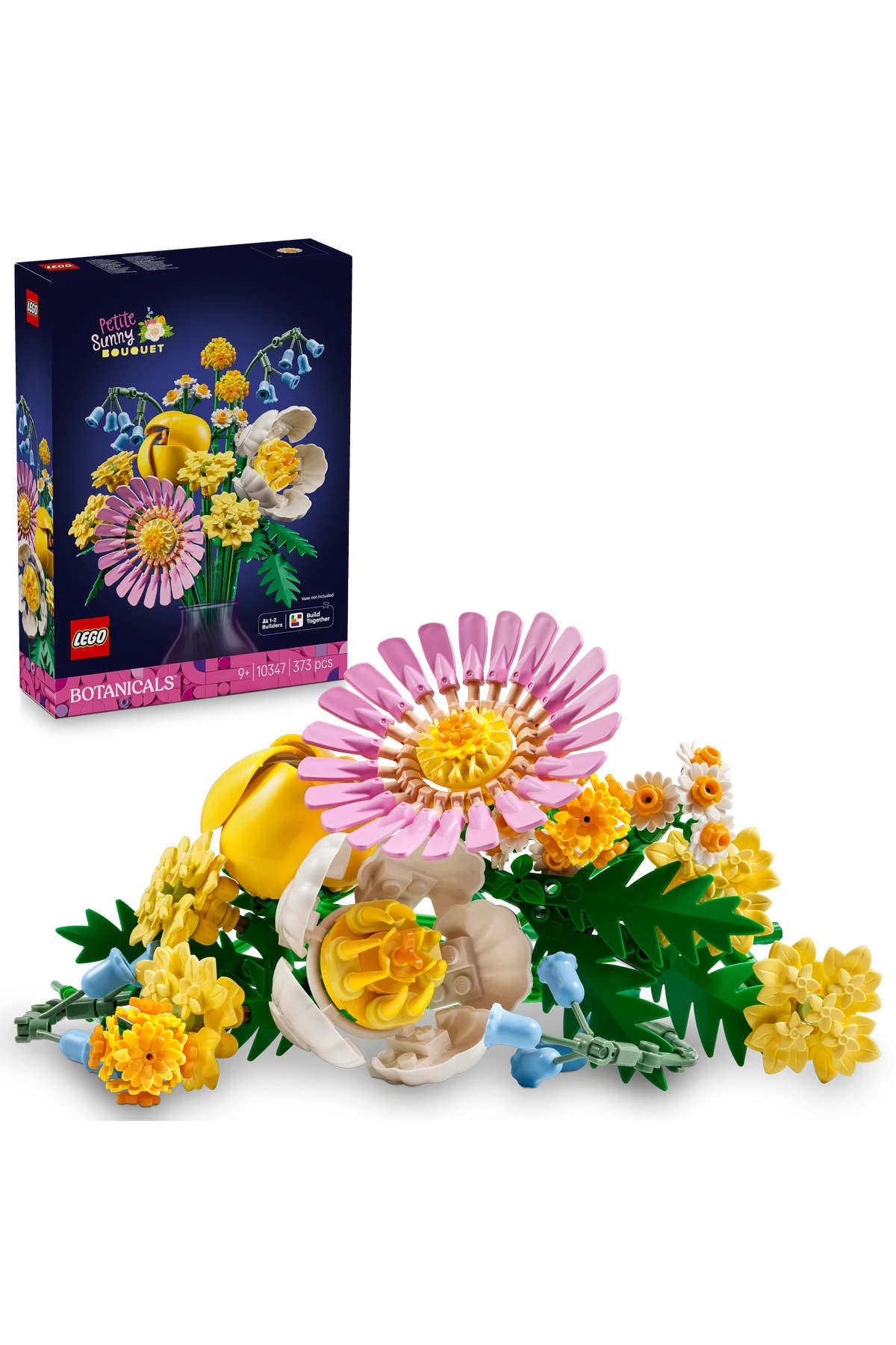لگو و اسباب بازی های ساخت محور ® BOTANICALS SMALL YELLOW BOUQUET 10347 مجموعه گل تزئینی خلاقانه برای 9+ 373 P اورجینال LEGO