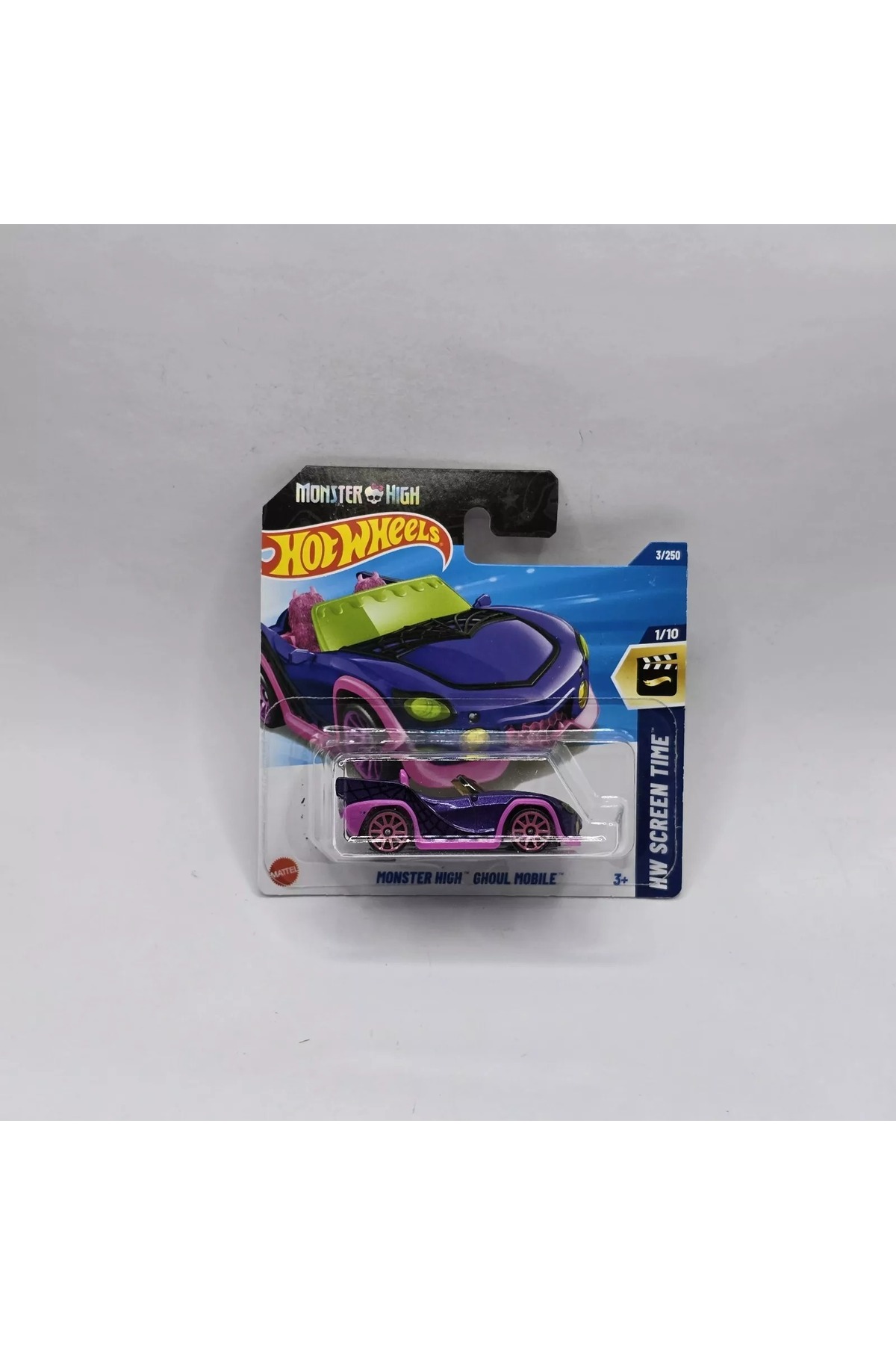 ماشین اسباب بازی 2025 تک هیولای HIGH GHOUL MOBILE HW زمان صفحه نمایش هات ویلز اورجینال HOT WHEELS