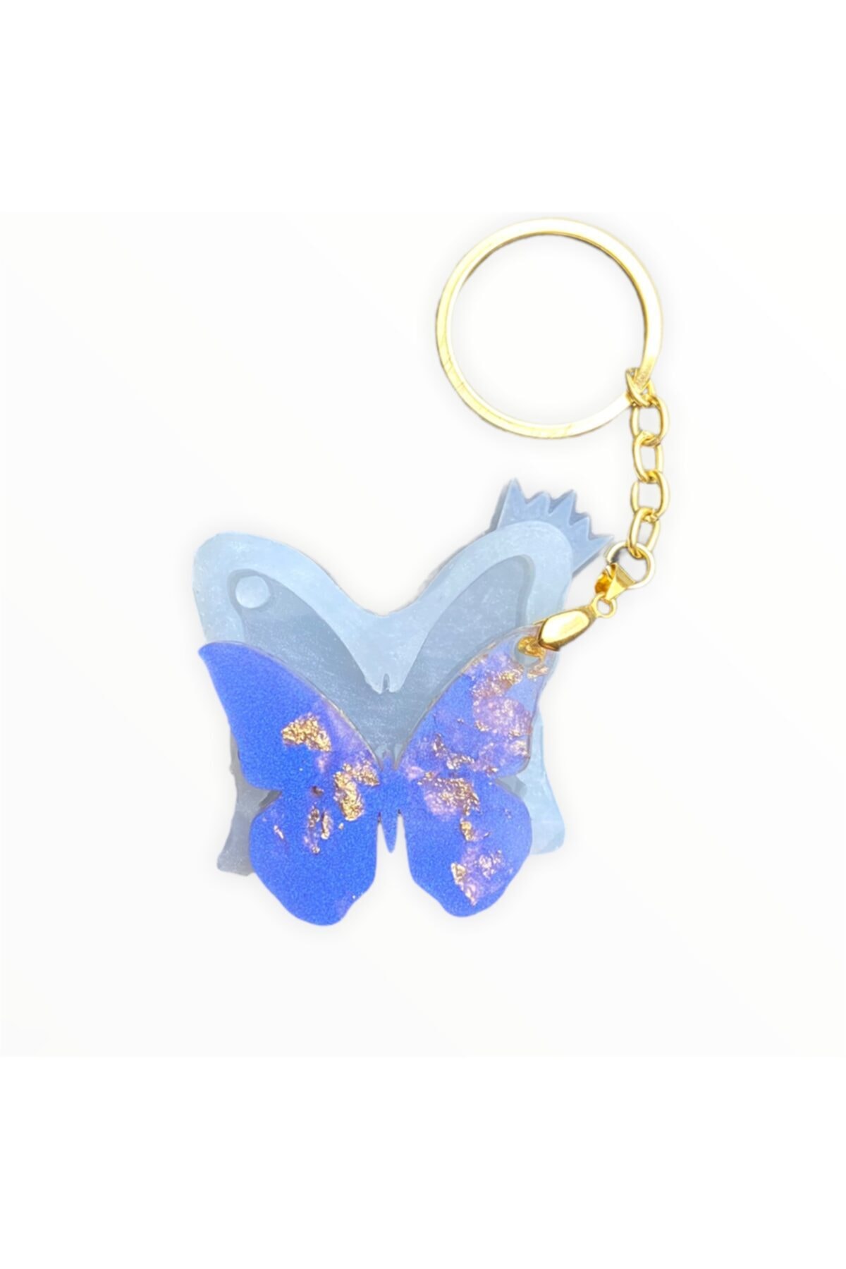 فیگور قالب اپوکسی سیلیکون رزین آویز پروانه جاکلیدی سیلیکونی از ترکیه cnk craft shop