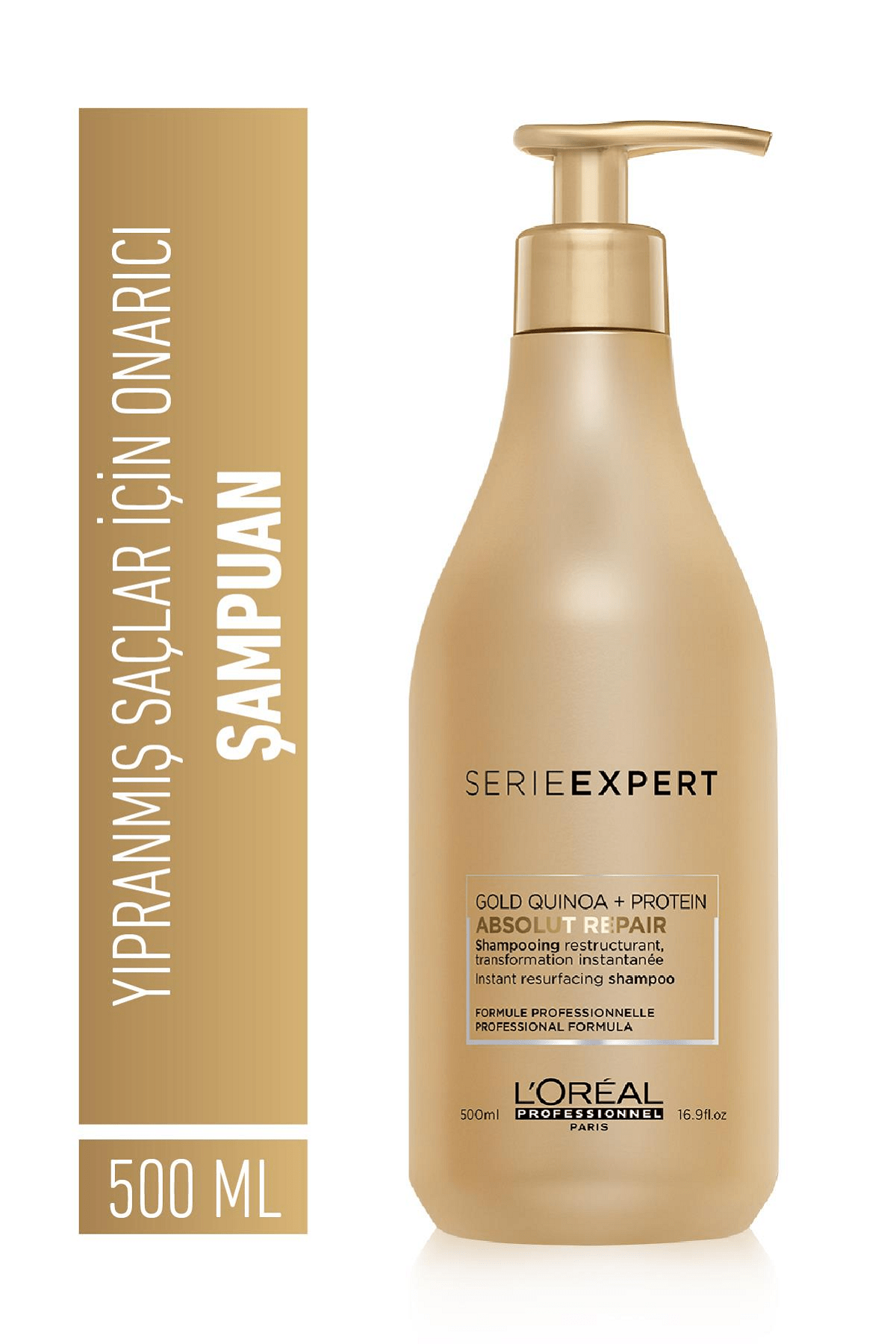 شامپو ترمیم کننده گلد کینوا ابسولوت سری اکسپرت 500 میلی لیتری L'oreal Professionnel