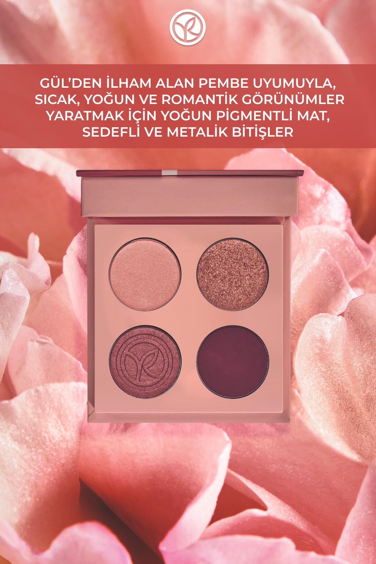 سایه چشم پالت 4 طرفه گرانیت صورتی 59328 Yves Rocher