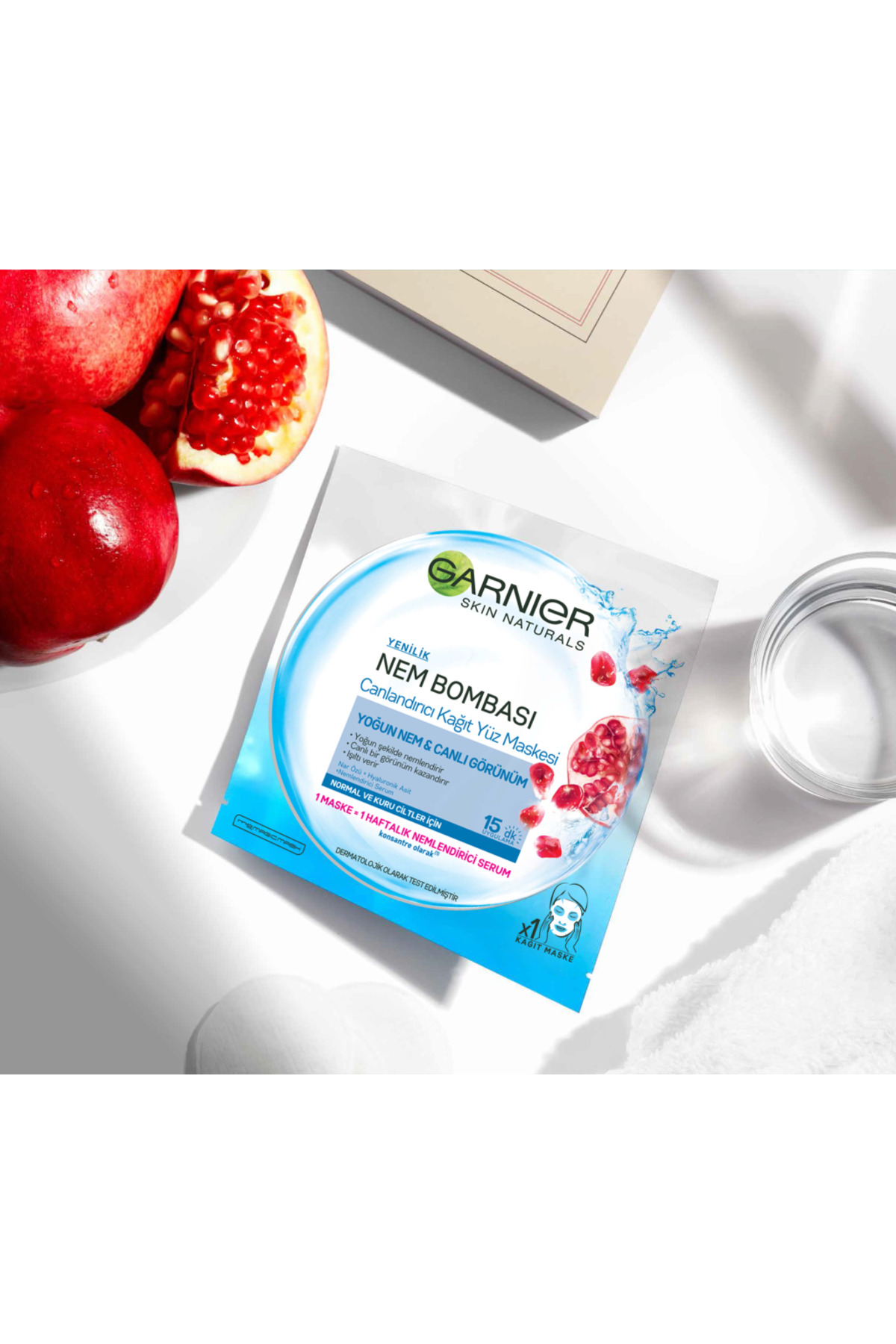 Garnier ماسک کاغذی تراریخته بازسازی رطوبتی 28 گرم